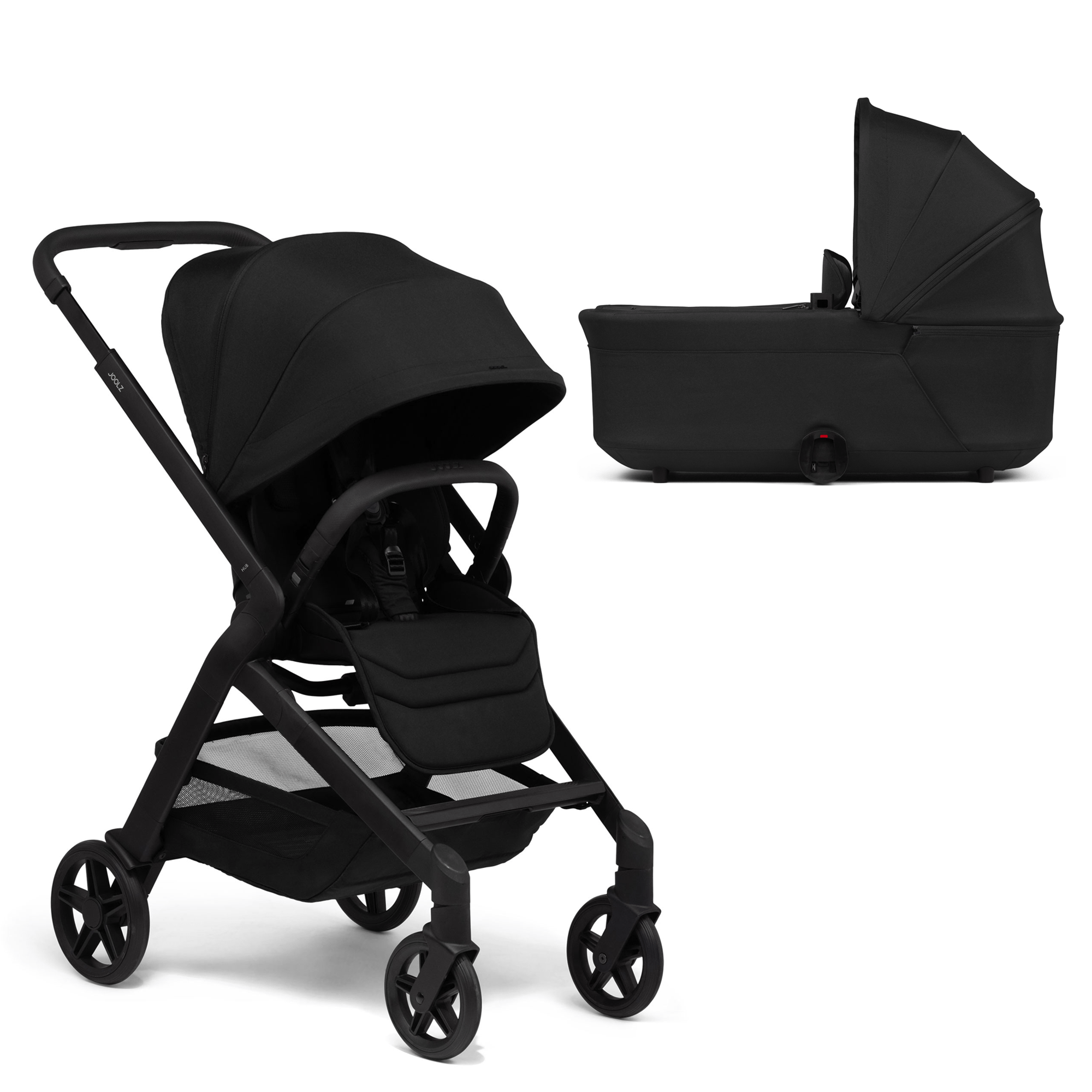 Joolz Hub2 Pushchair Carrycot Space Black