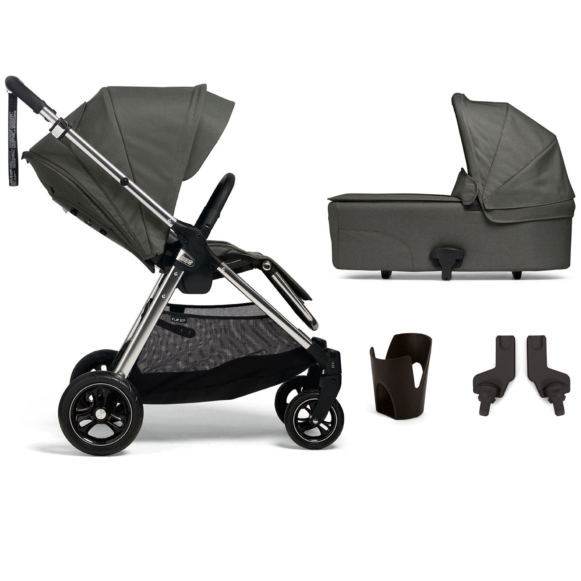 Mamas Papas Flip XT 4 Piece Starter Bundle in Harbour Grey