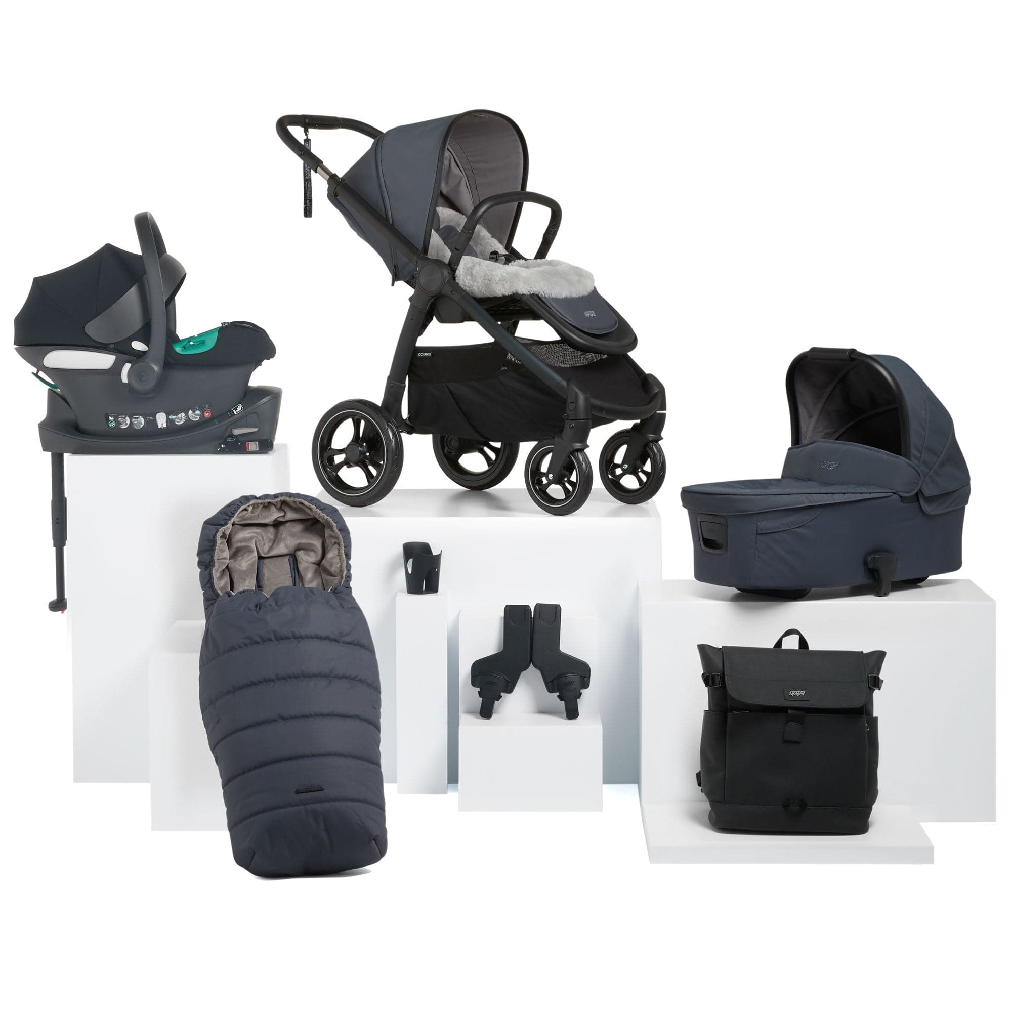 Mamas Papas Ocarro Complete 9 Piece Cybex Bundle in Transcend