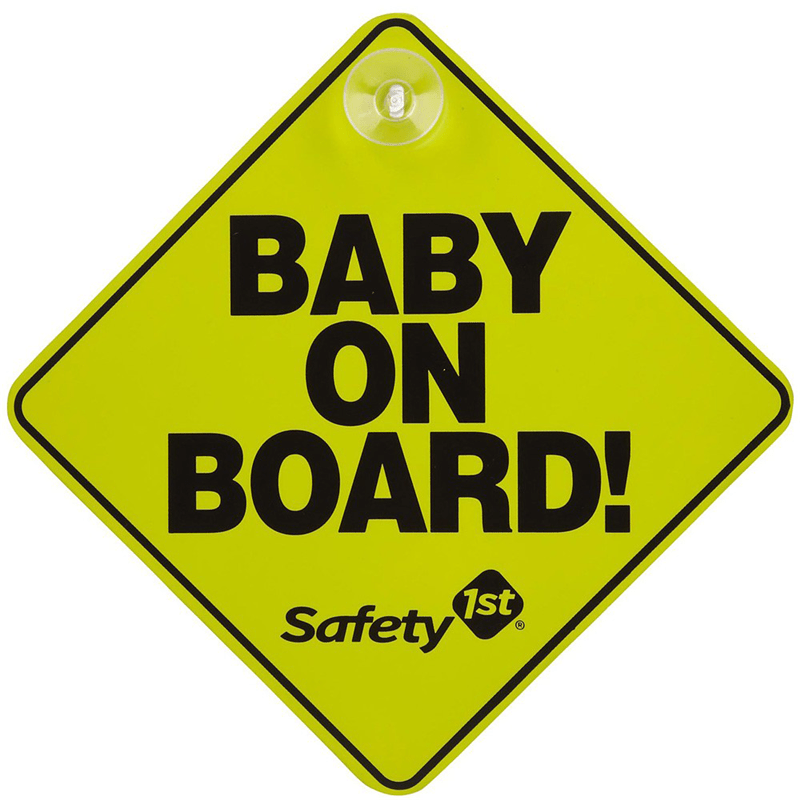 Baby On Board Keep Your Distance Car Sign, Baby On Board Sign, Suction Cup  Sign