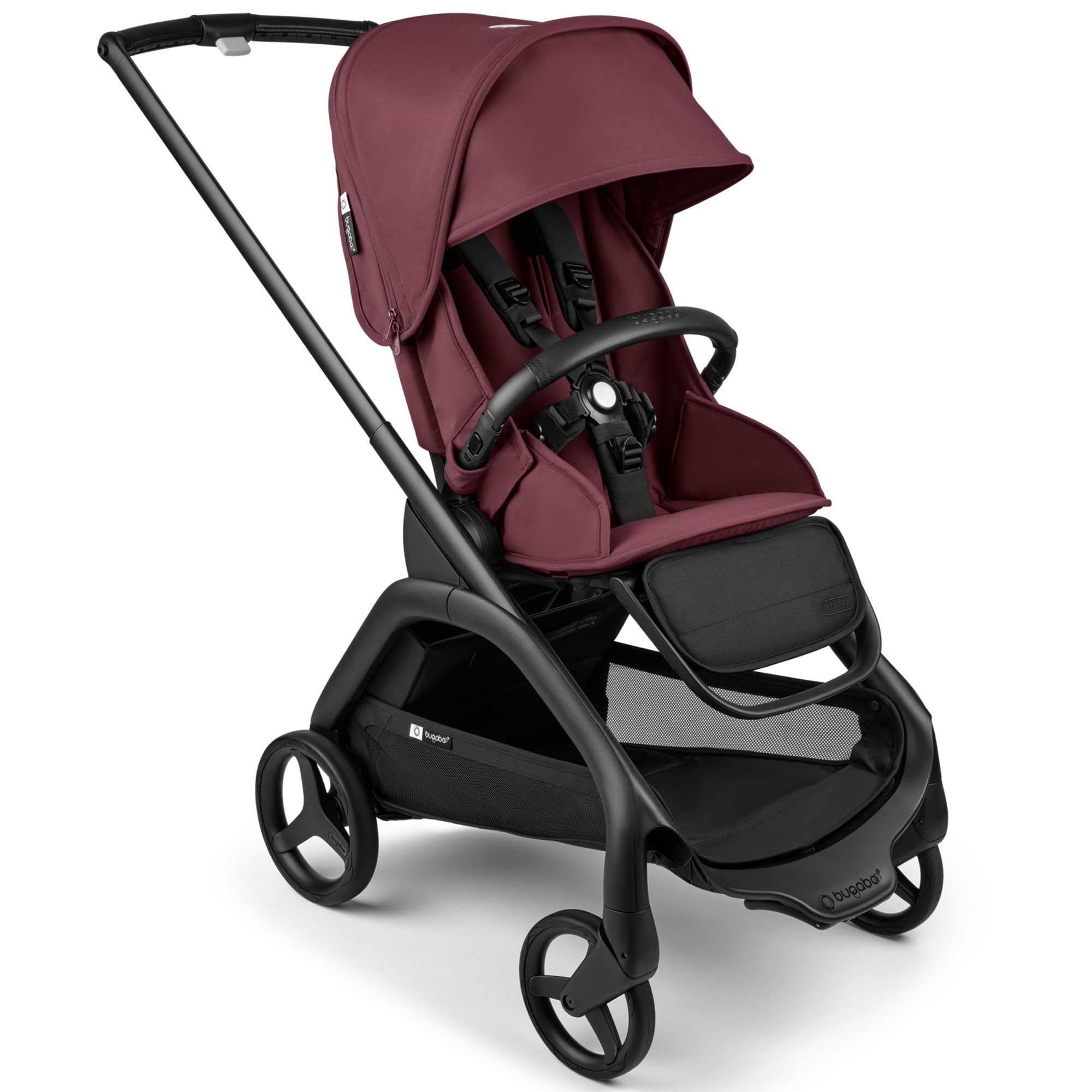 Bugaboo Dragonfly Complete Pushchair - Black/Dark Cherry