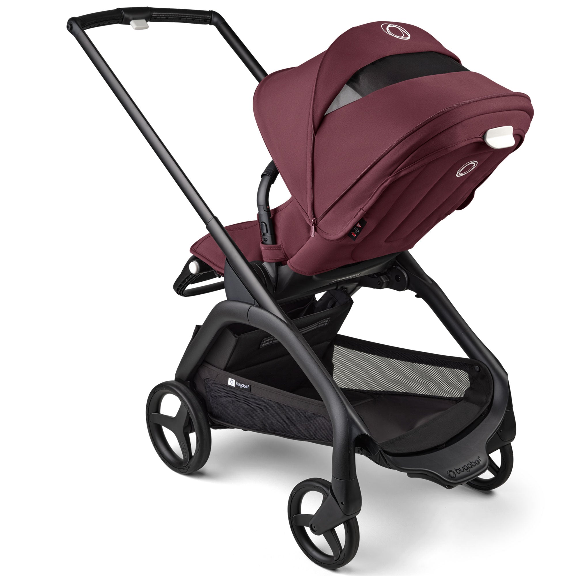 Bugaboo Dragonfly Essential Bundle - Black/Dark Cherry