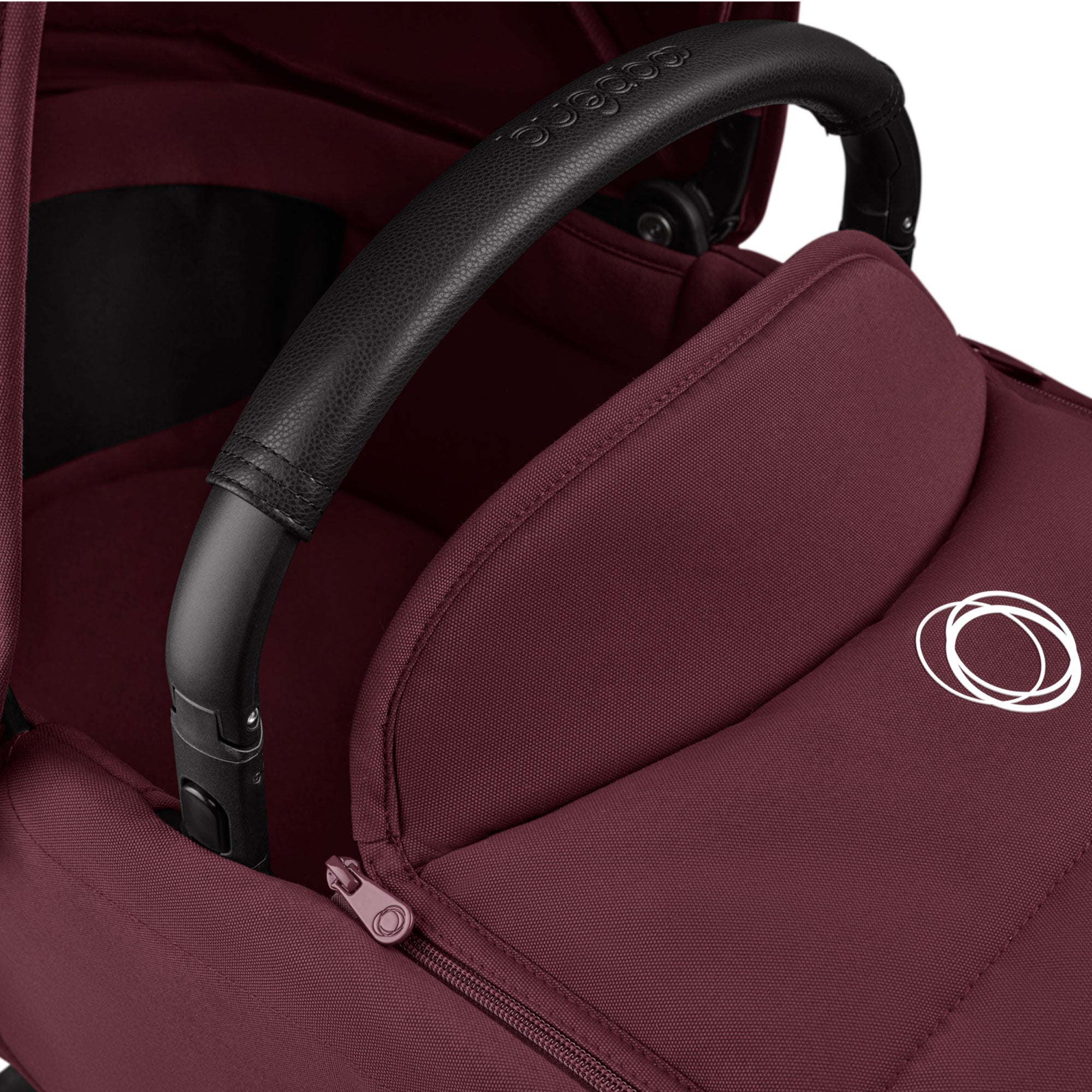 Bugaboo Dragonfly Essential Bundle - Black/Dark Cherry