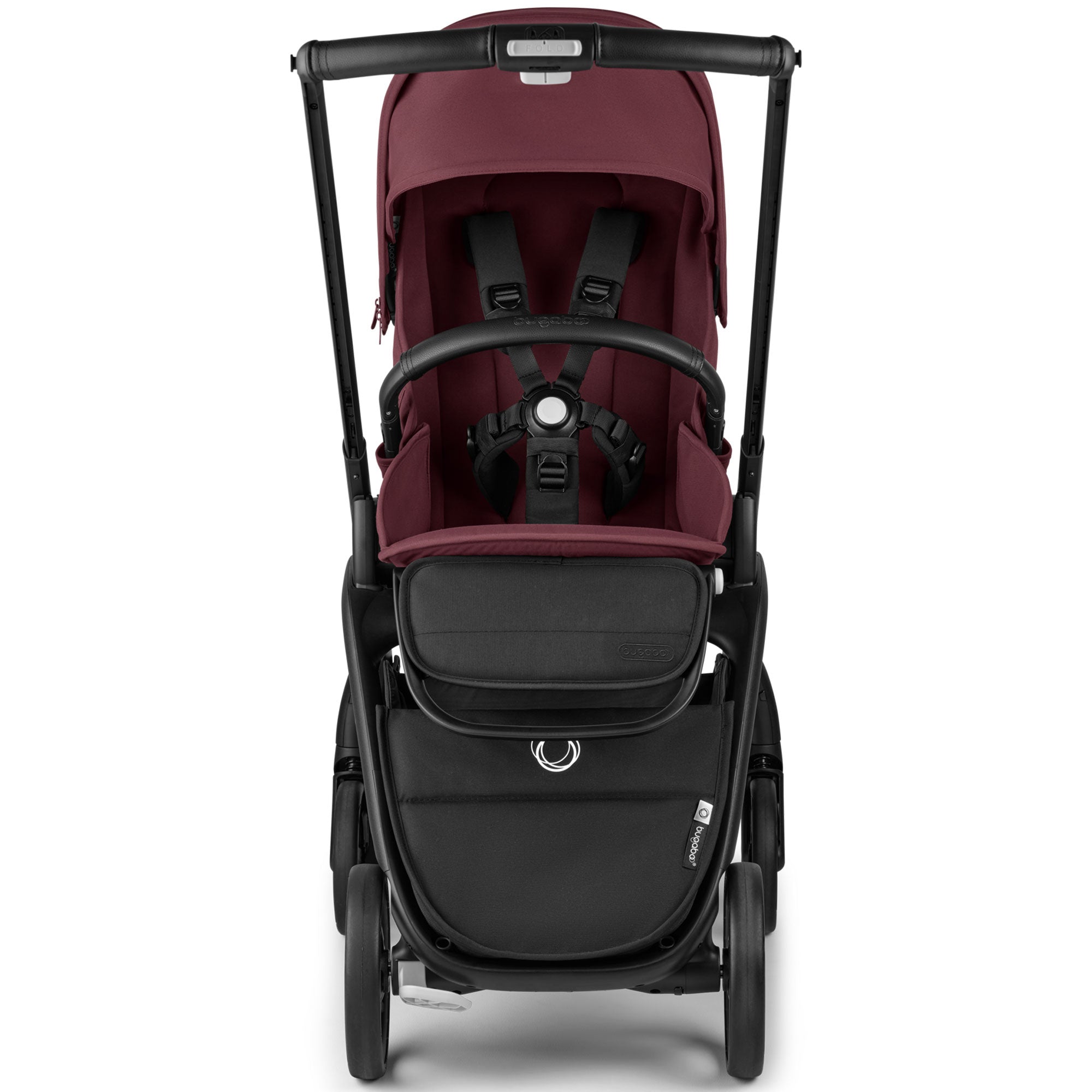 Bugaboo Dragonfly Essential Bundle - Black/Dark Cherry