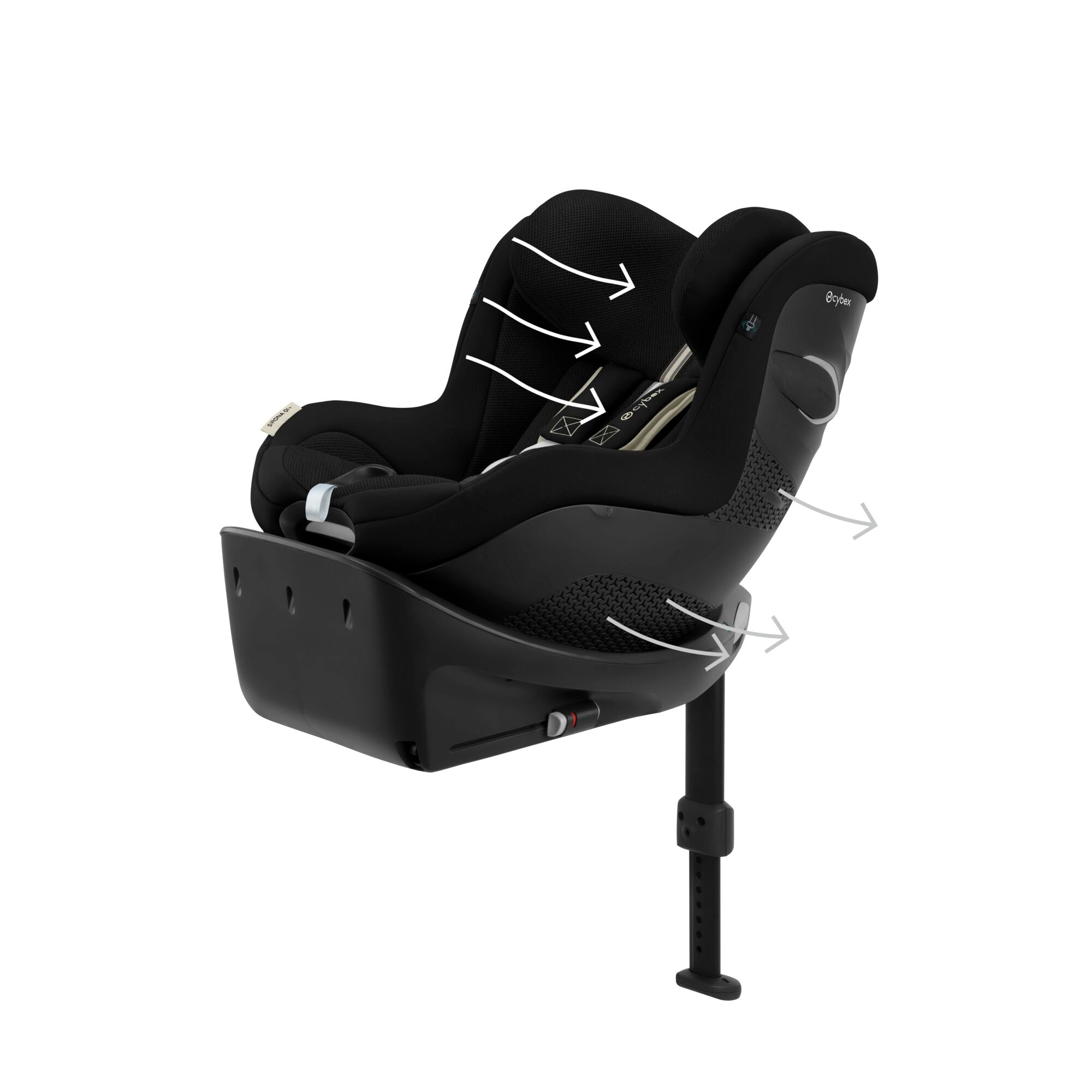 Cybex Sirona Gi i-Size Plus in Moon Black