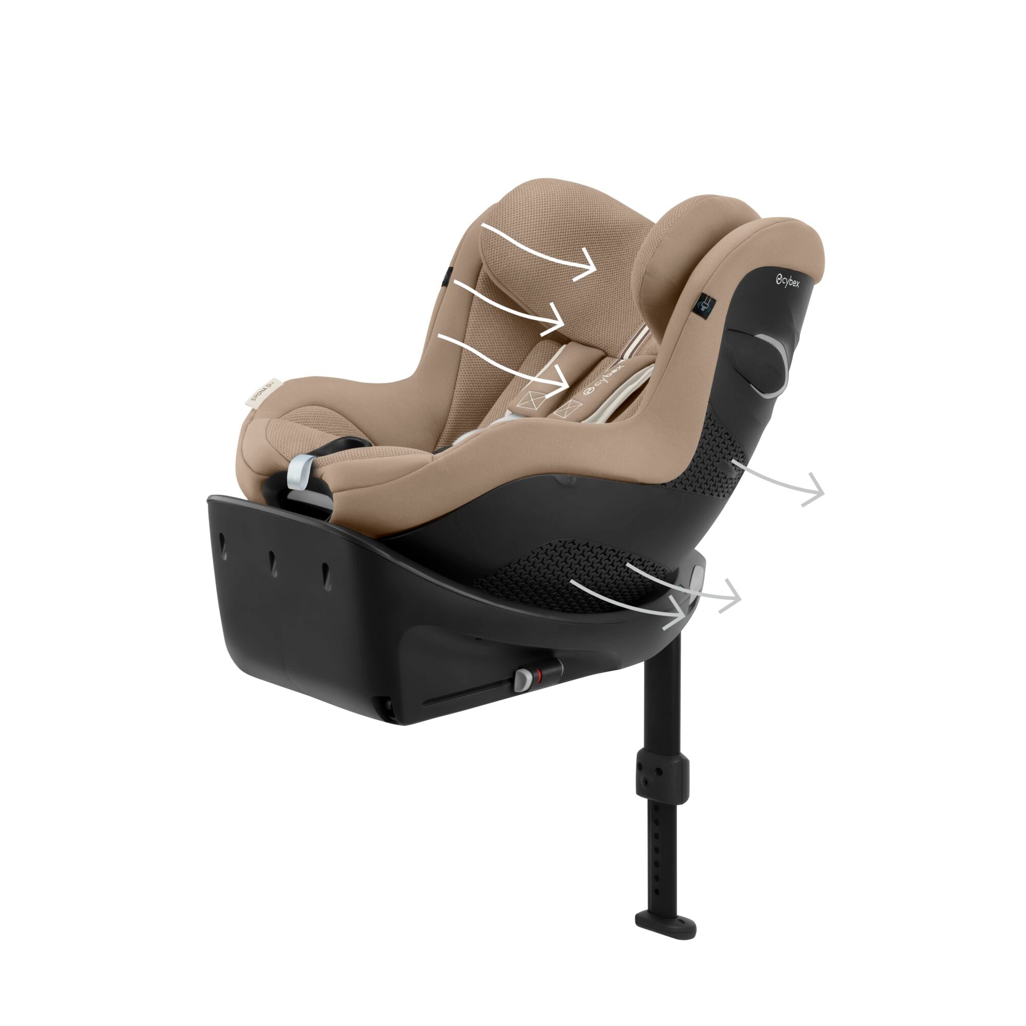 Cybex Sirona Gi i-Size Plus in Almond Beige