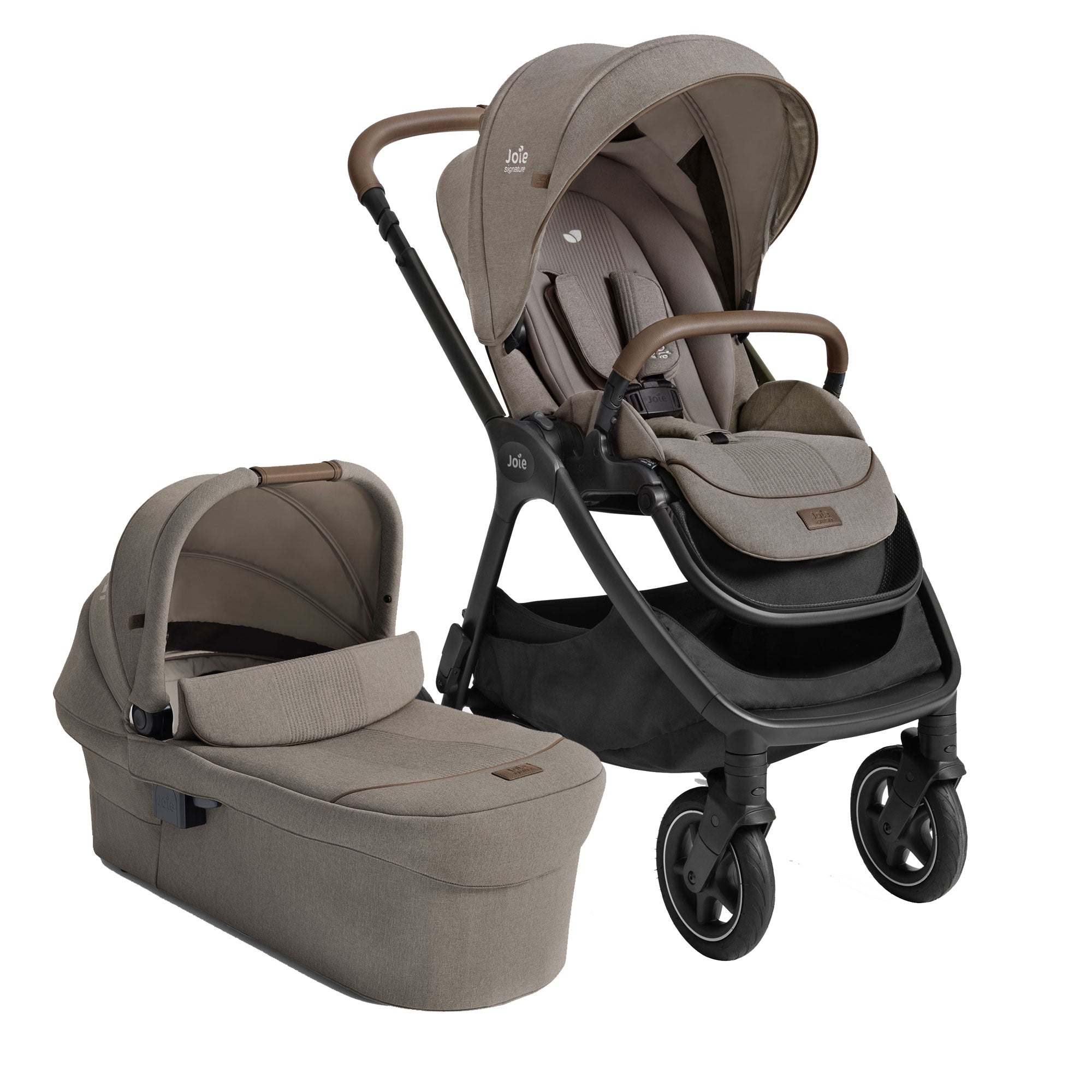 Joie Finiti Flex Pushchair & Ramble XL Carrycot in Maple