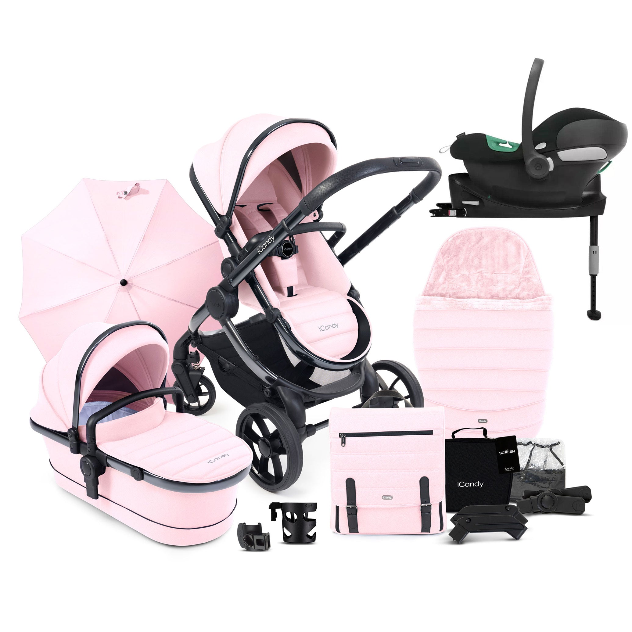 iCandy Peach 7 Complete Cybex Bundle in Blush
