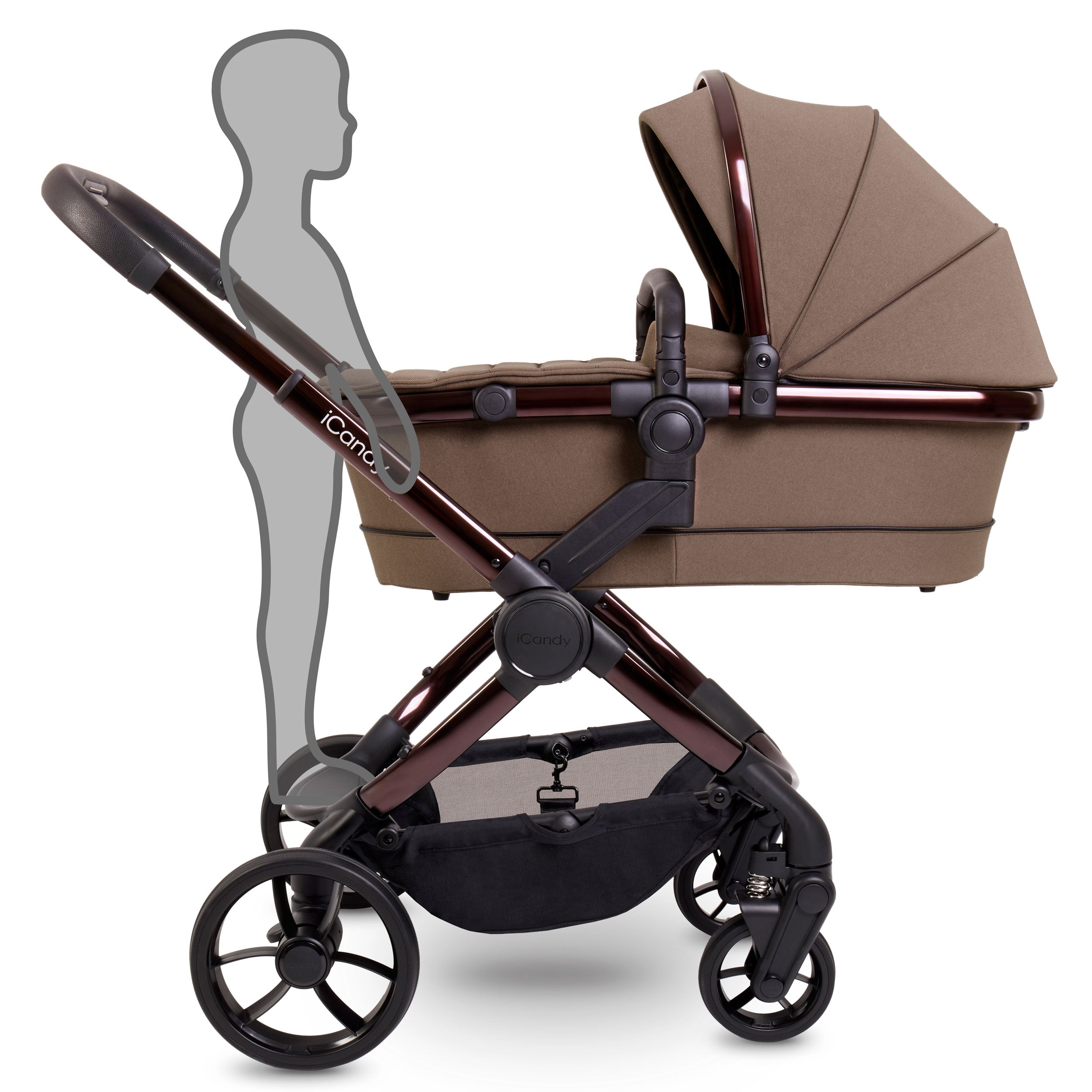 iCandy Peach 7 Cybex Combo Set in Coco
