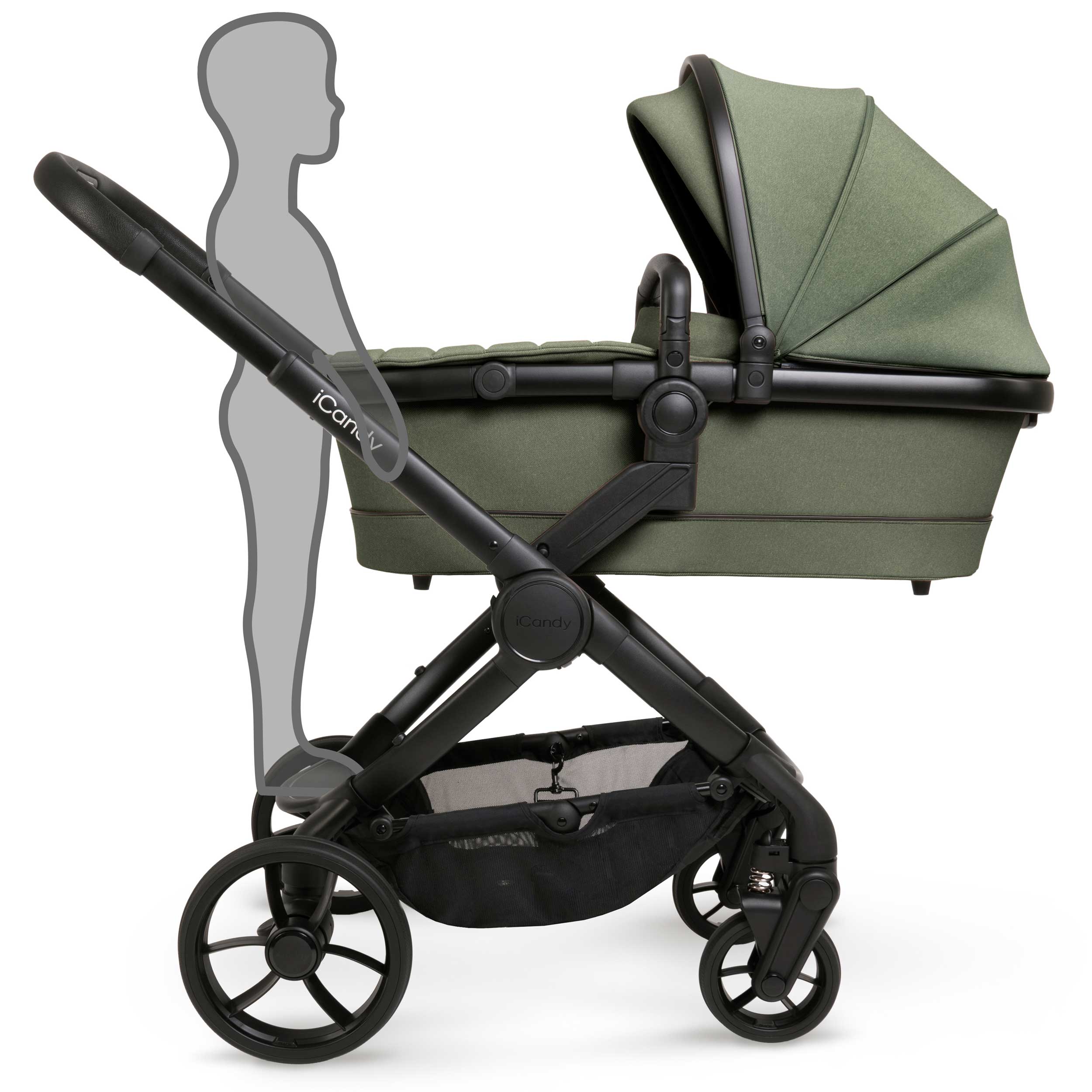 iCandy Peach 7 Complete Cybex Bundle in Ivy
