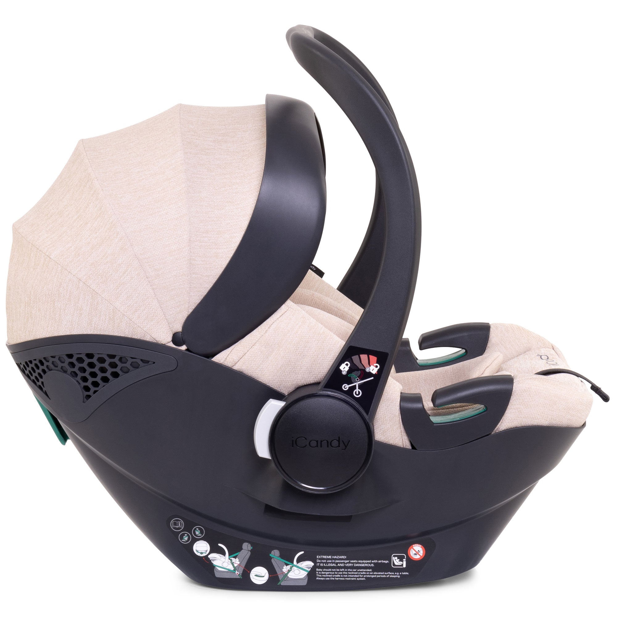 iCandy Peach 7 Complete Bundle with COCOON Car Seat in Biscotti