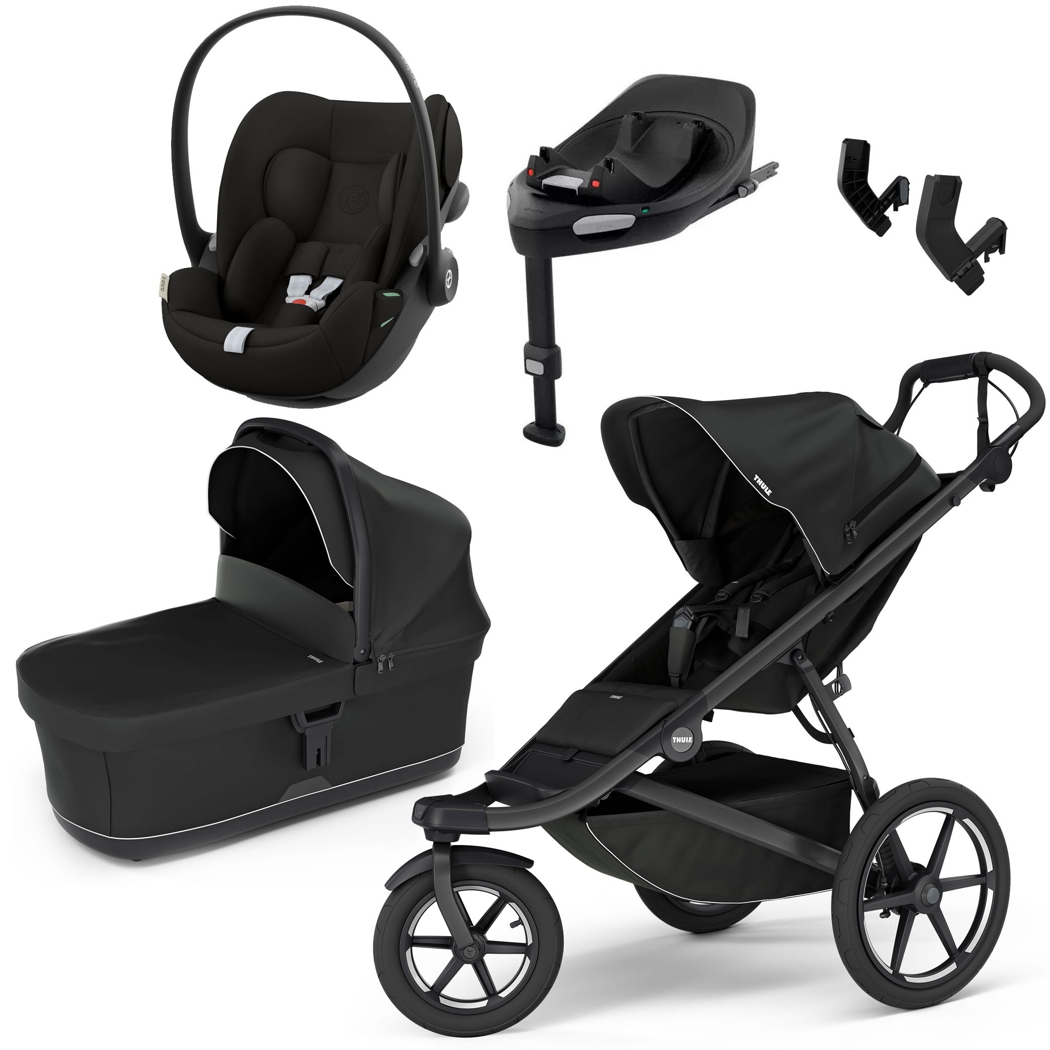 Thule Urban Glide 3 Cybex Bundle in Black