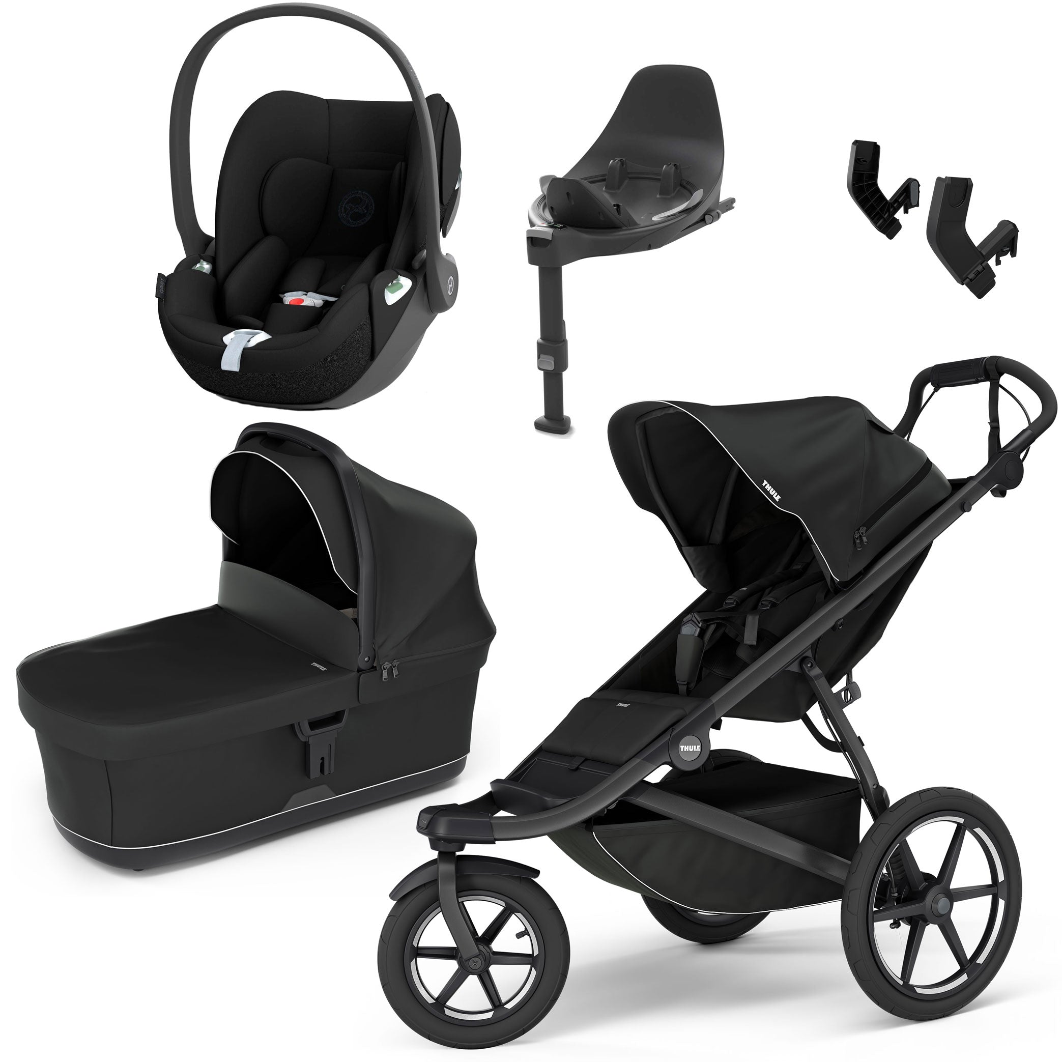 Thule Urban Glide 3 Cybex Bundle in Black