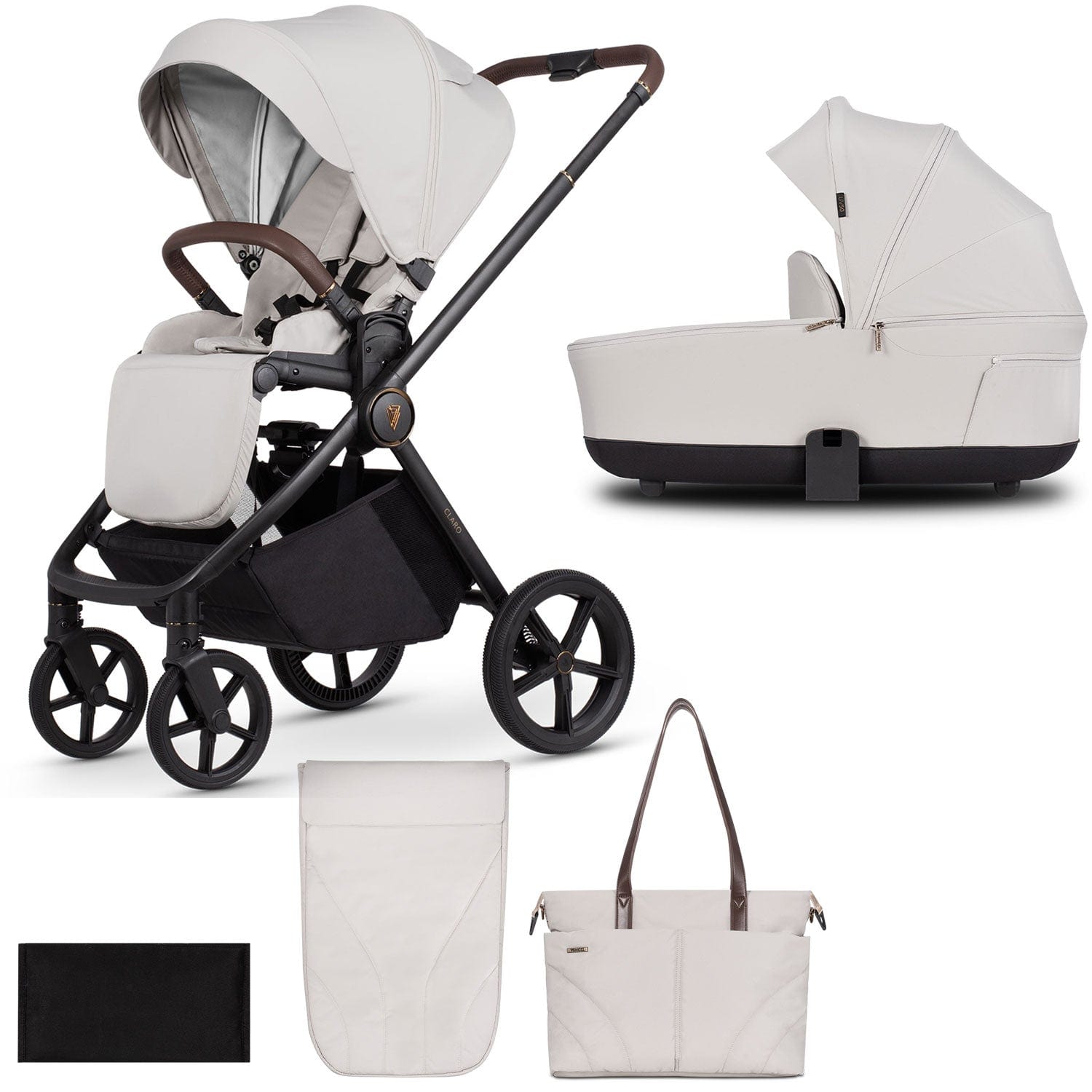 Venicci Claro 2 in 1 Pram in Vanilla