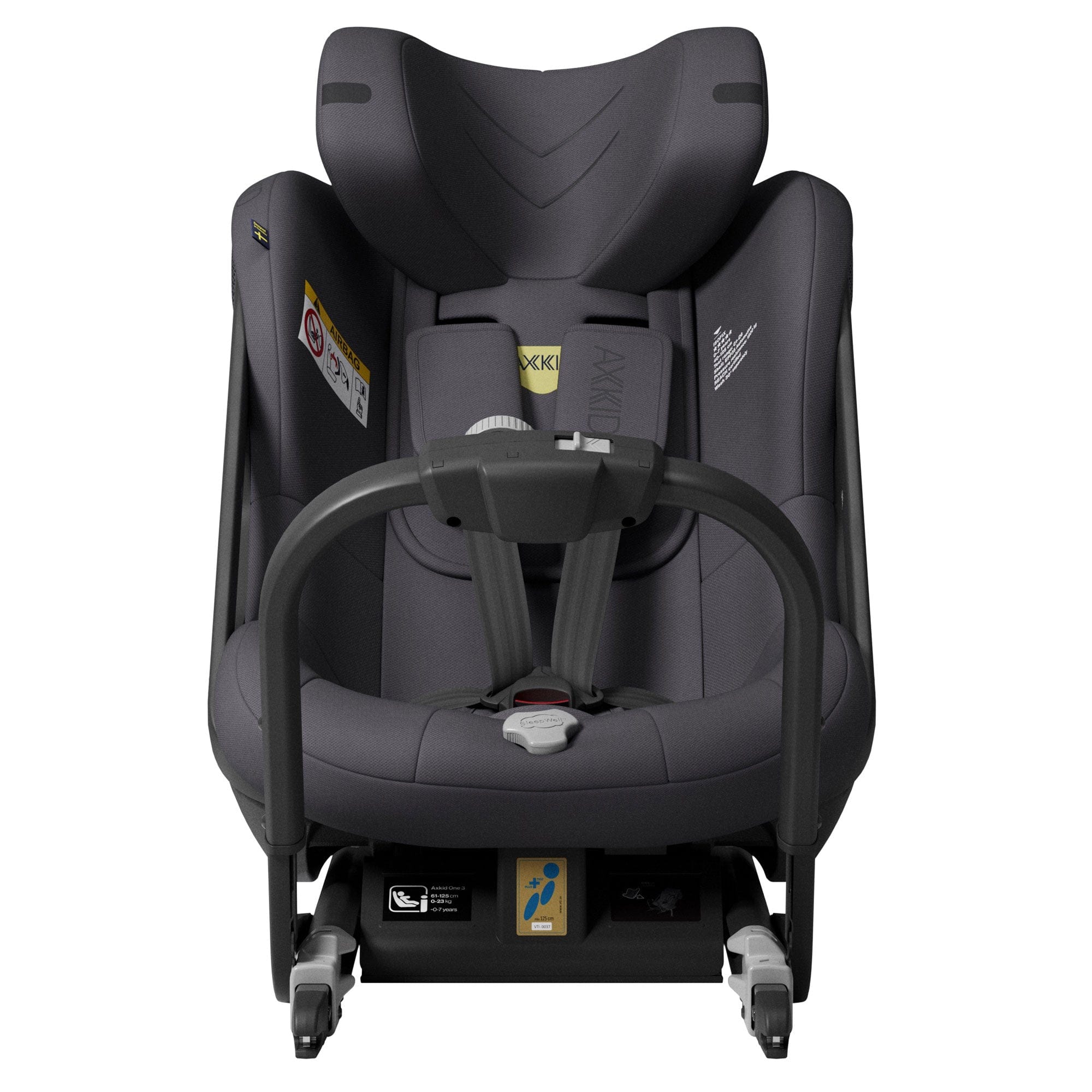 Axkid One 3+ | Arctic Mist Grey Extended Rear Facing Car Seats 25120240 7350150971907