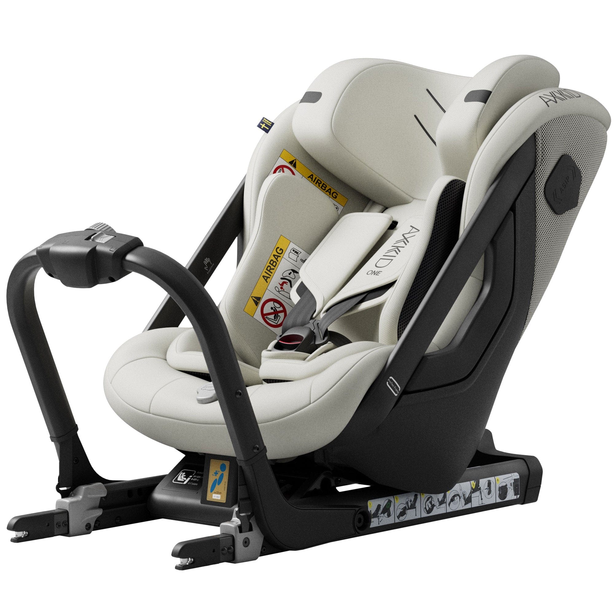 Axkid One 3 - Beach Grass Beige Extended Rear Facing Car Seats 25110243 7350150971860