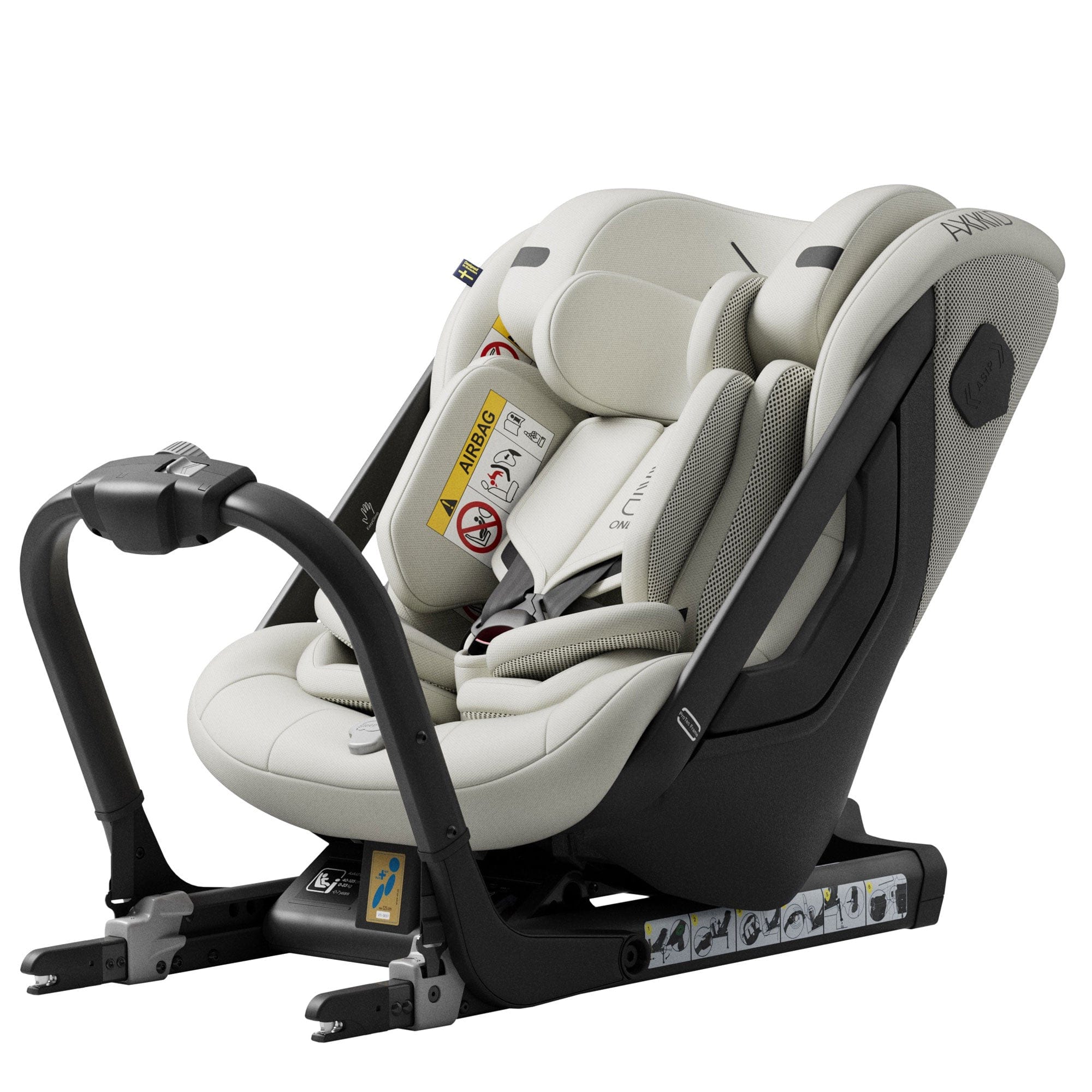 Axkid One 3+ | Beach Grass Beige Extended Rear Facing Car Seats 25120243 7350150971938