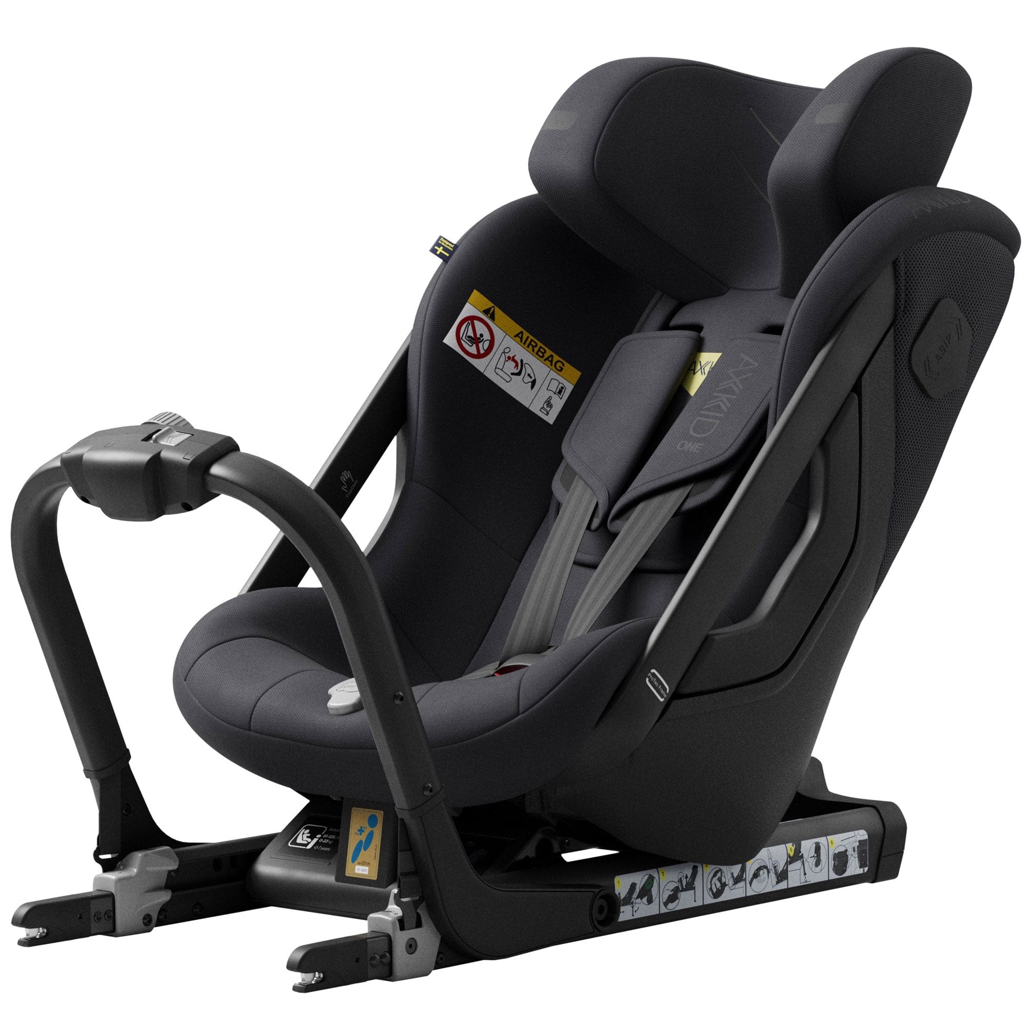 Axkid One 3 - Coastal Storm Black Extended Rear Facing Car Seats 25110239 7350150971822