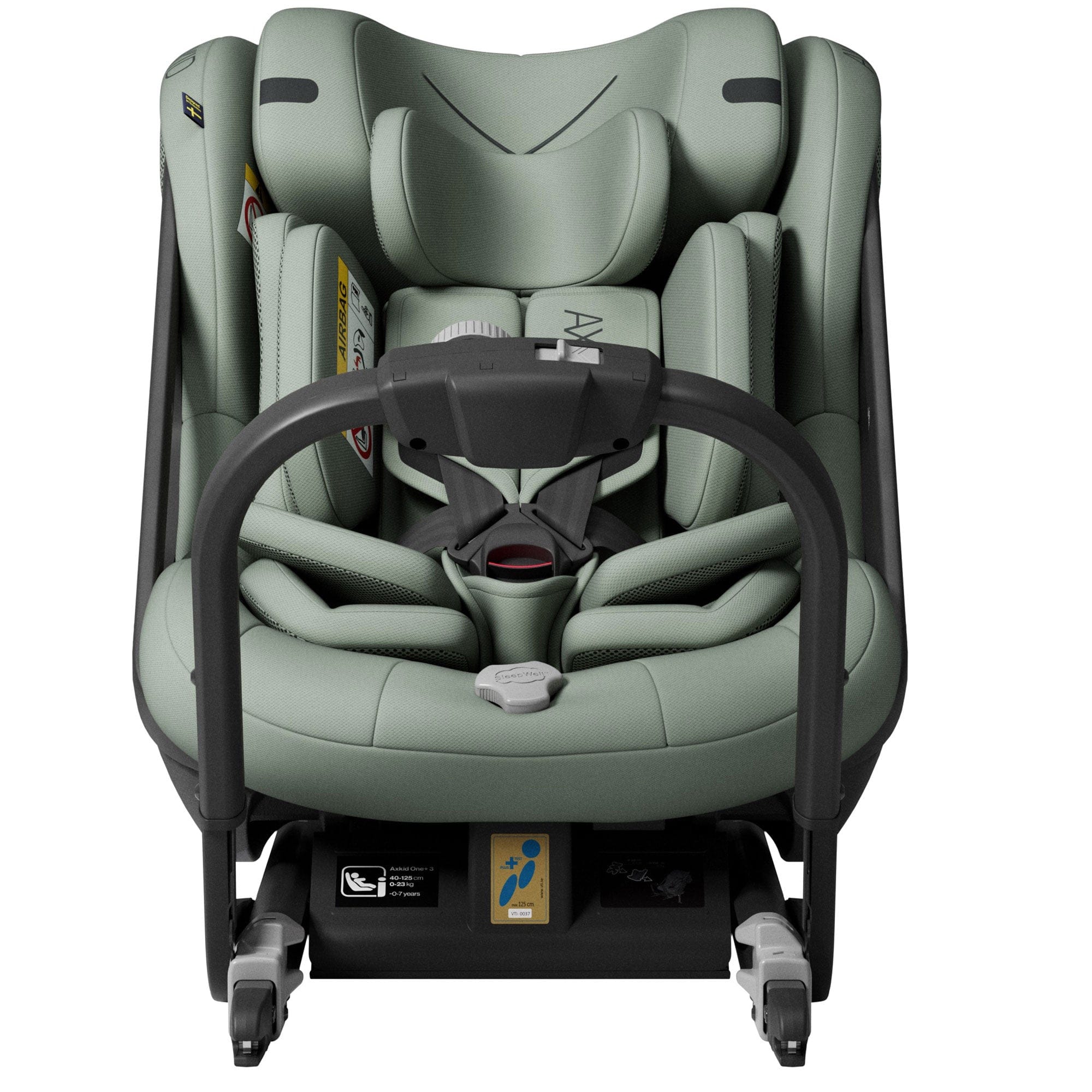 Axkid One 3+ | Nordic Bloom Green Extended Rear Facing Car Seats 25120242 7350150971921