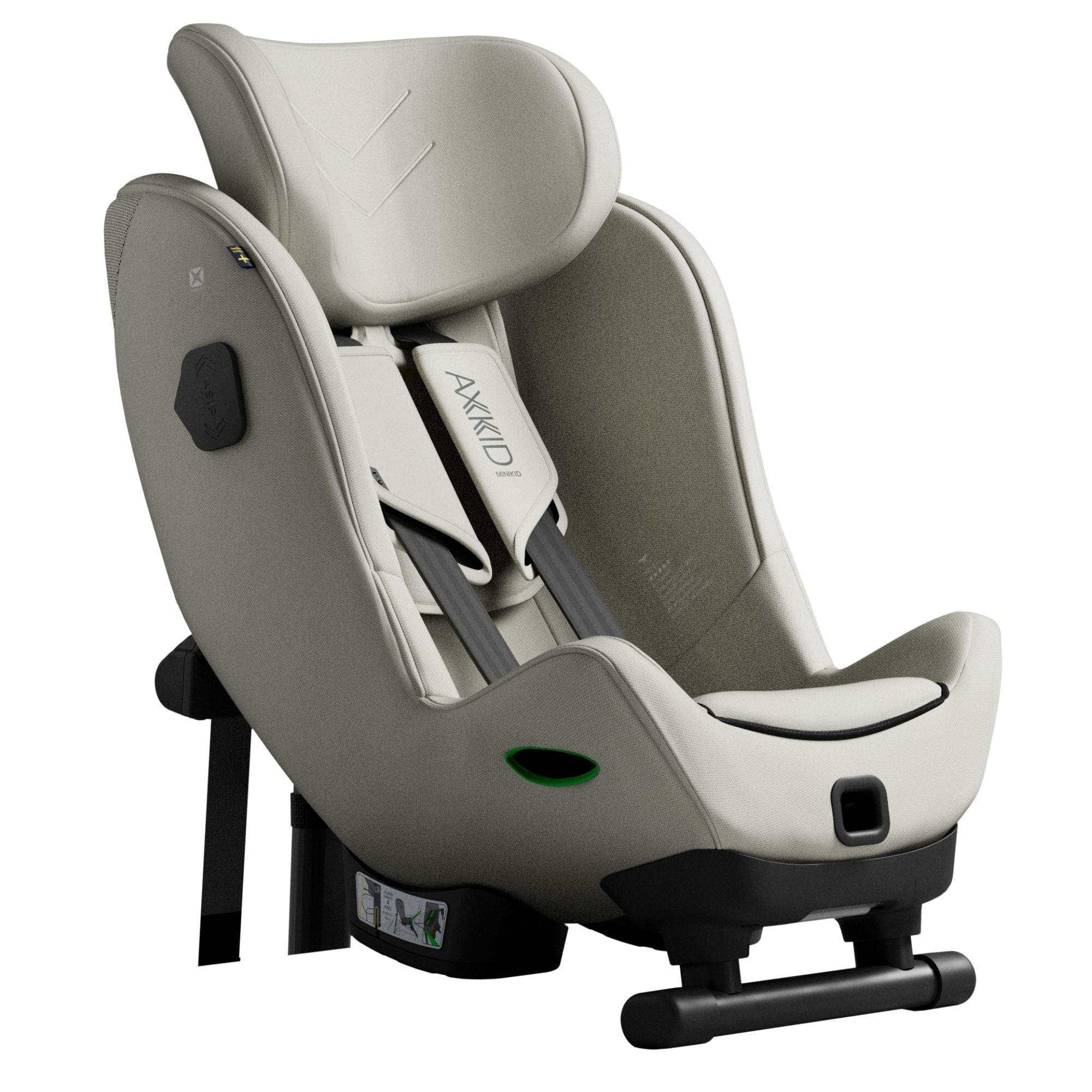 Axkid Minikid 4 Max R129 Car Seat in Beachgrass Beige Toddler Car Seats 22150243 7350150972355