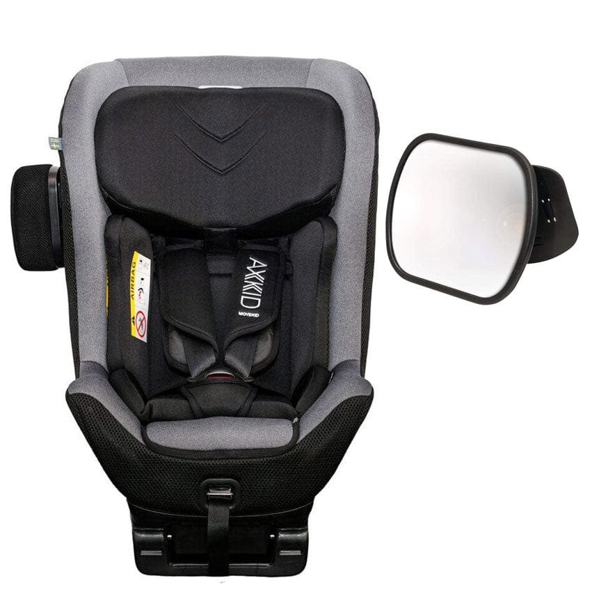 Axkid Movekid Car Seat in Granite with Free Accessory Toddler Car Seats 17160-GRA-MIR 7350150970245