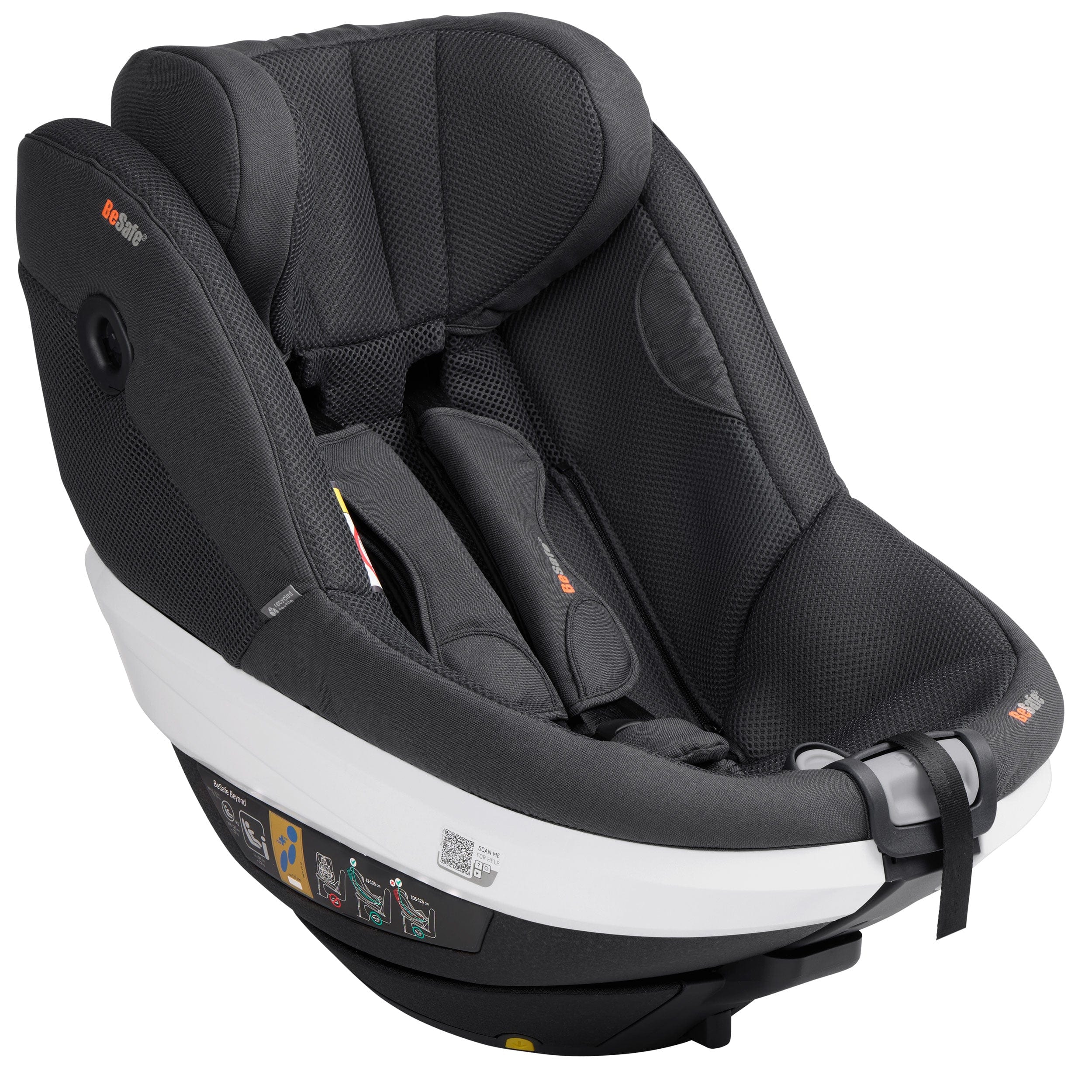 BeSafe Beyond Car Seat (Anthracite Mesh) Extended Rear Facing Car Seats 1036240-AnthraciteMesh-Std 7072754020743