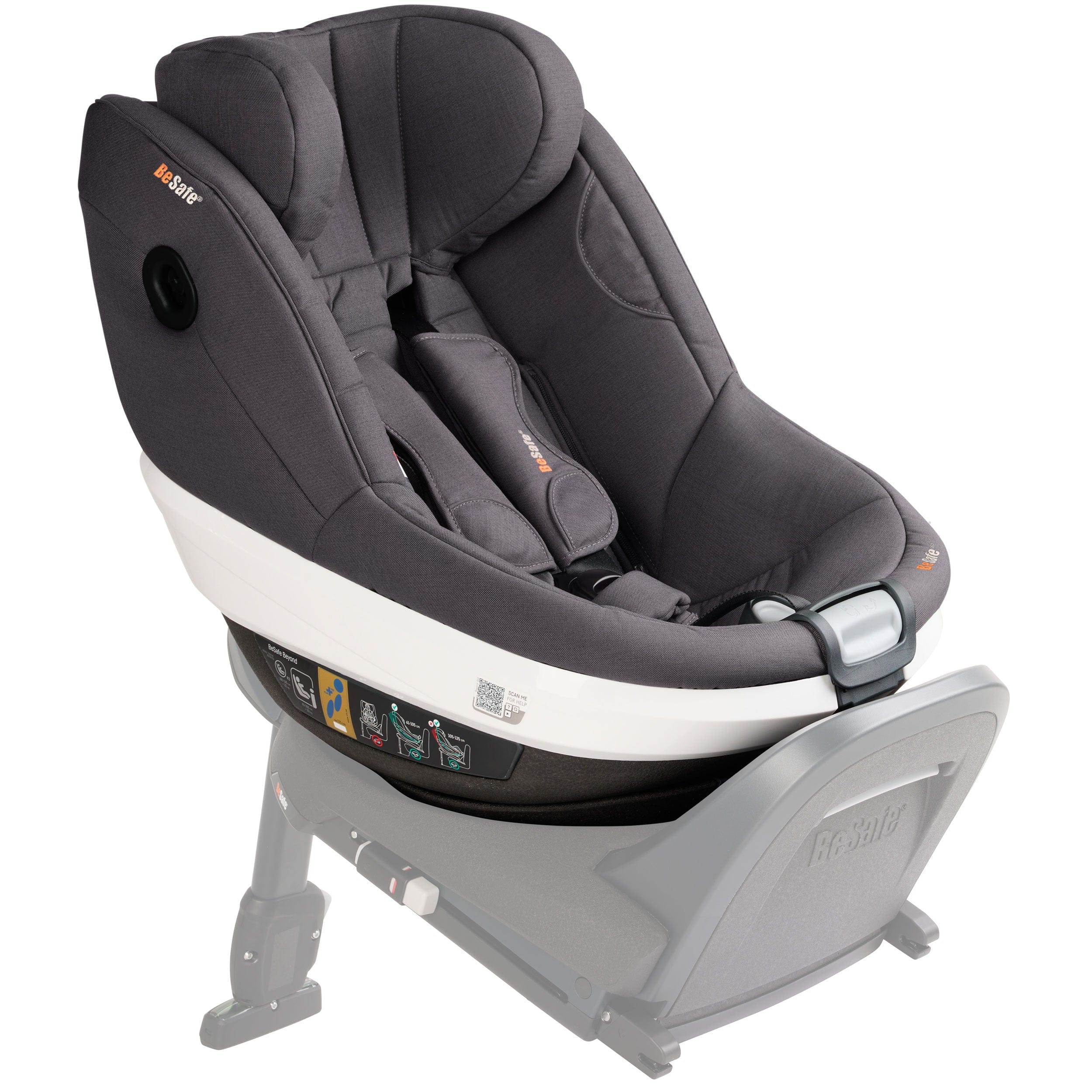 BeSafe Beyond Car Seat (Dark Grey Melange) Extended Rear Facing Car Seats 1036240-DarkGreyMelange 7072754023454