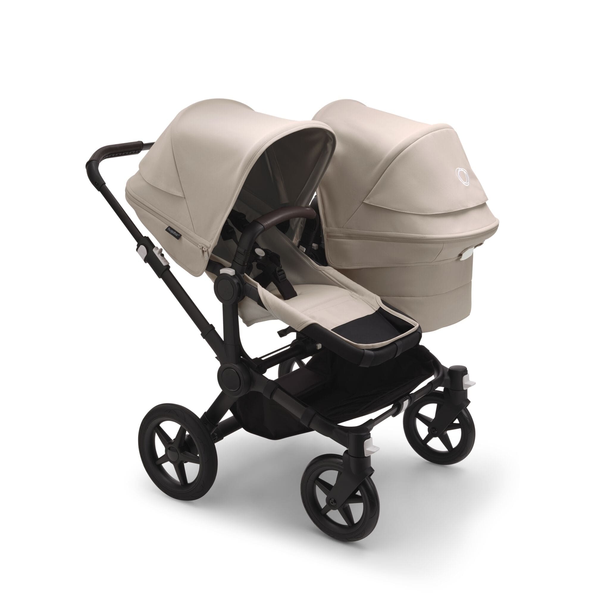 Bugaboo Donkey 5 Duo Complete Pushchair in Black/Desert Taupe Baby Prams 17615-DES-TPE 8717447649526