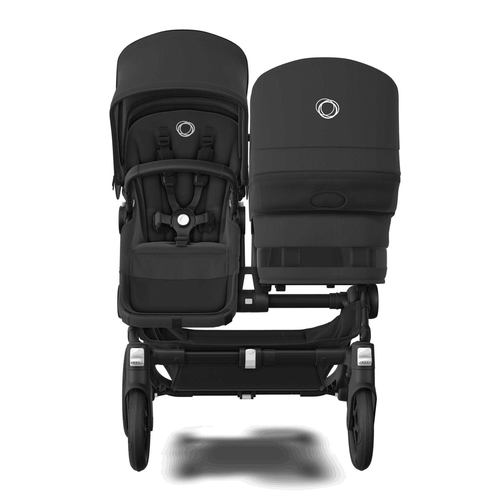 Bugaboo Donkey 5 Duo Complete Pushchair in Black/Midnight Black Baby Prams 100219002 8717447355823