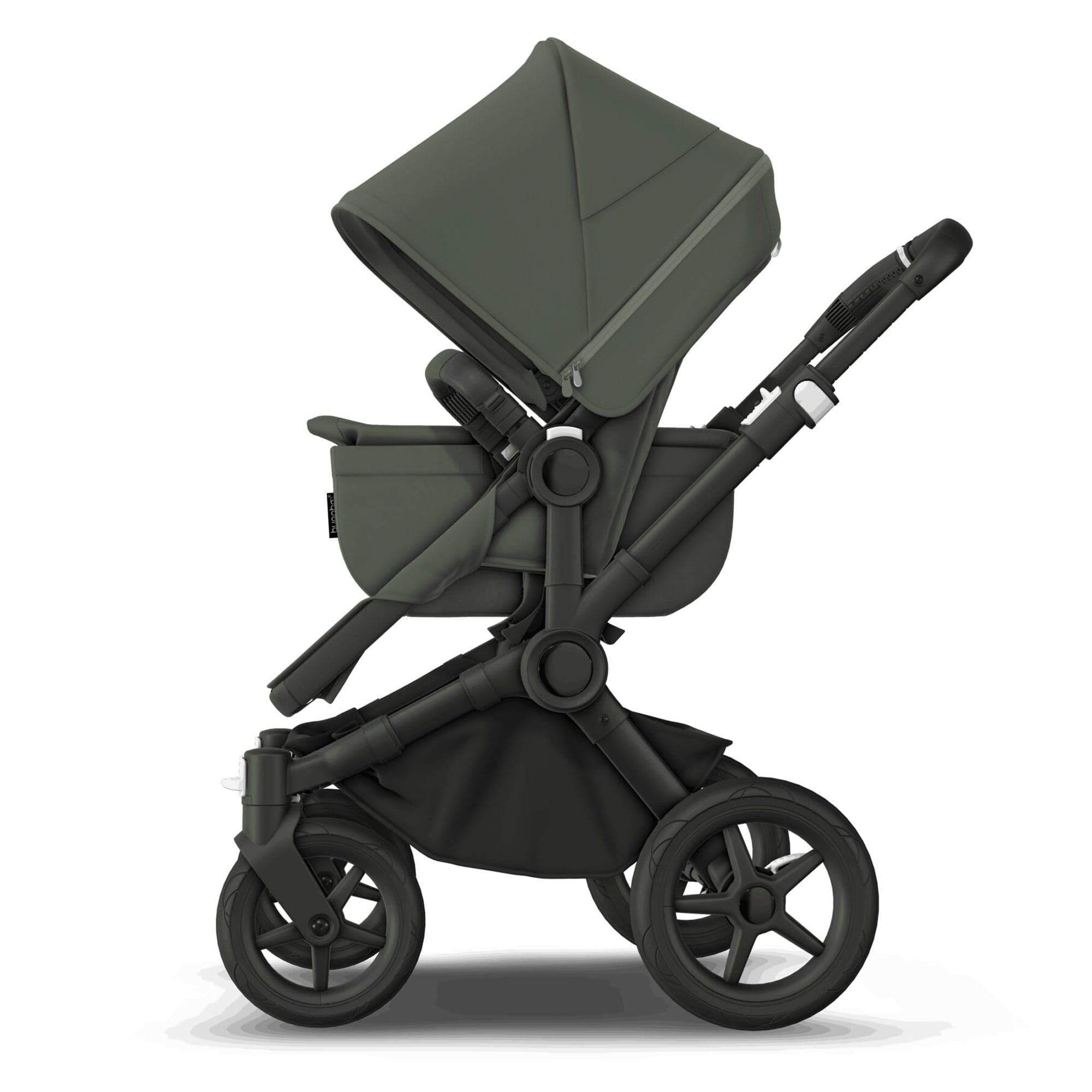 Bugaboo Donkey 5 Mono Complete in Black/Forest Green Baby Prams 100000008 8717447476214