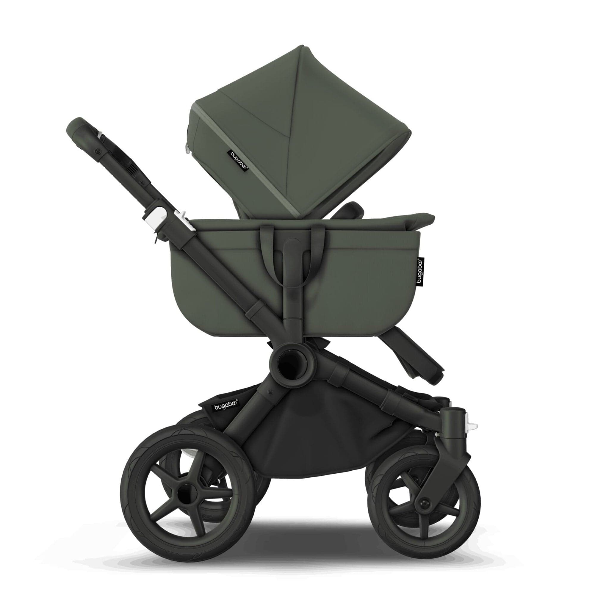 Bugaboo Donkey 5 Mono Complete in Black/Forest Green Baby Prams 100000008 8717447476214