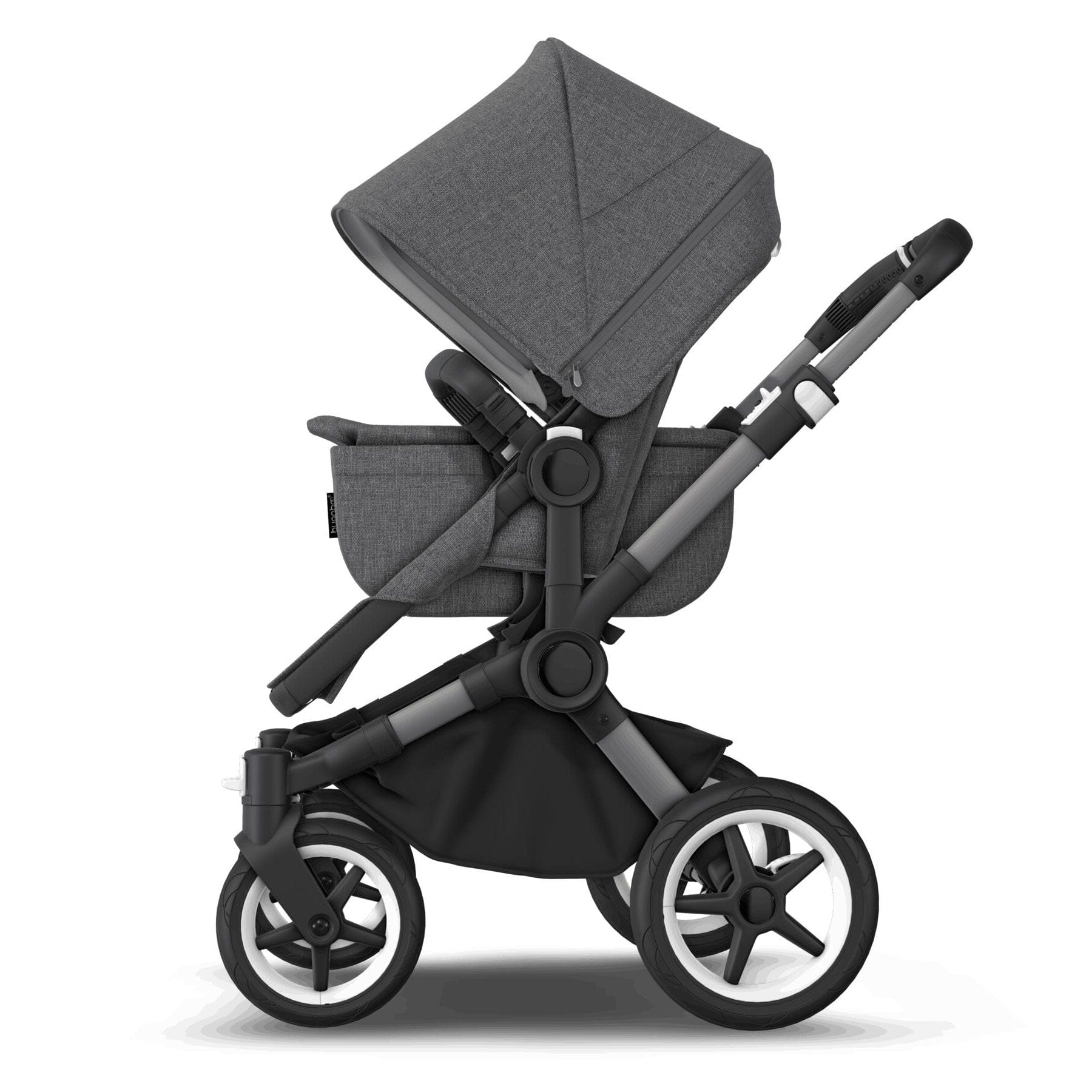 Bugaboo Donkey 5 Mono Complete in Black/Grey Mélange Baby Prams 100000005 8717447204671