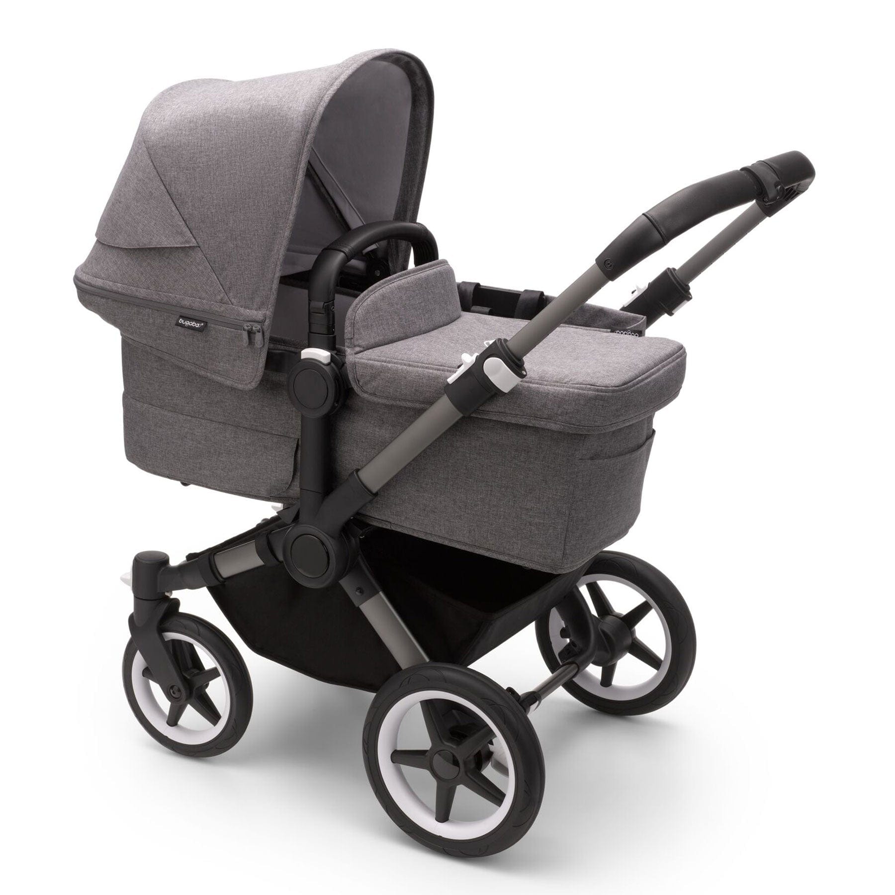 Bugaboo Donkey 5 Mono Complete in Black/Grey Mélange Baby Prams 100000005 8717447204671