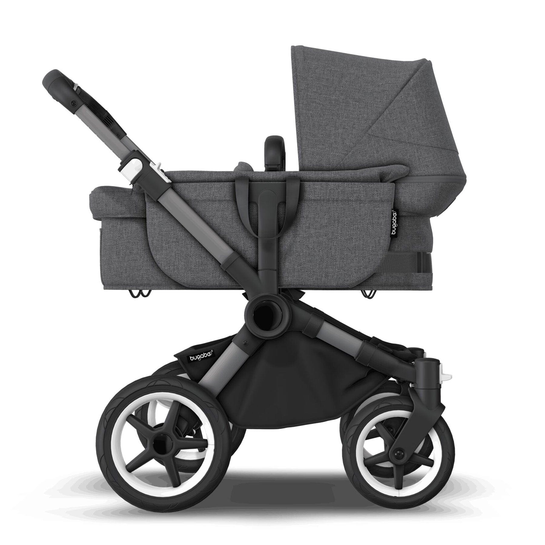 Bugaboo Donkey 5 Mono Complete in Black/Grey Mélange Baby Prams 100000005 8717447204671