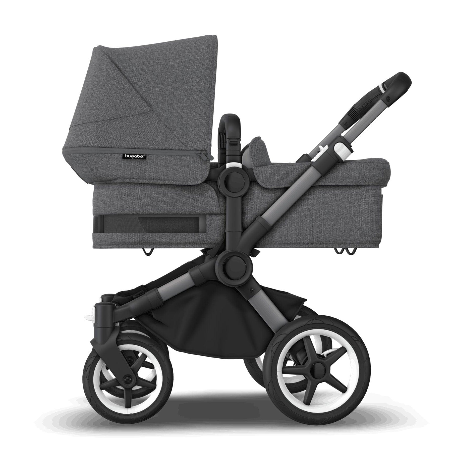 Bugaboo Donkey 5 Mono Complete in Black/Grey Mélange Baby Prams 100000005 8717447204671