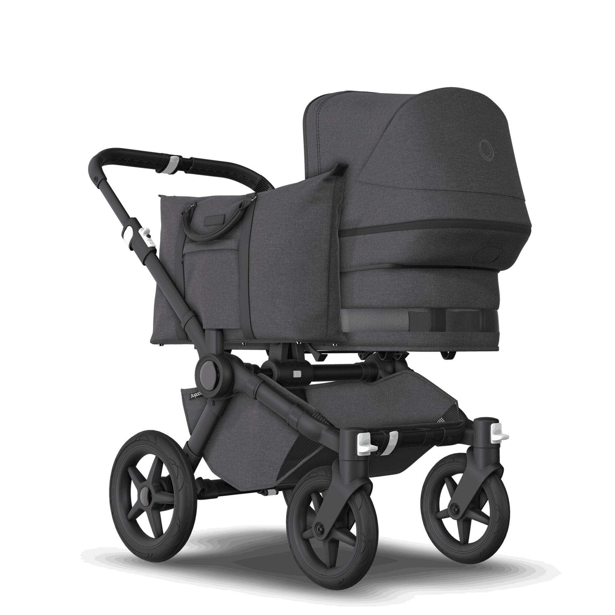 Bugaboo Donkey 5 Mono Complete in Black/Grey Mélange Baby Prams 100000005 8717447204671