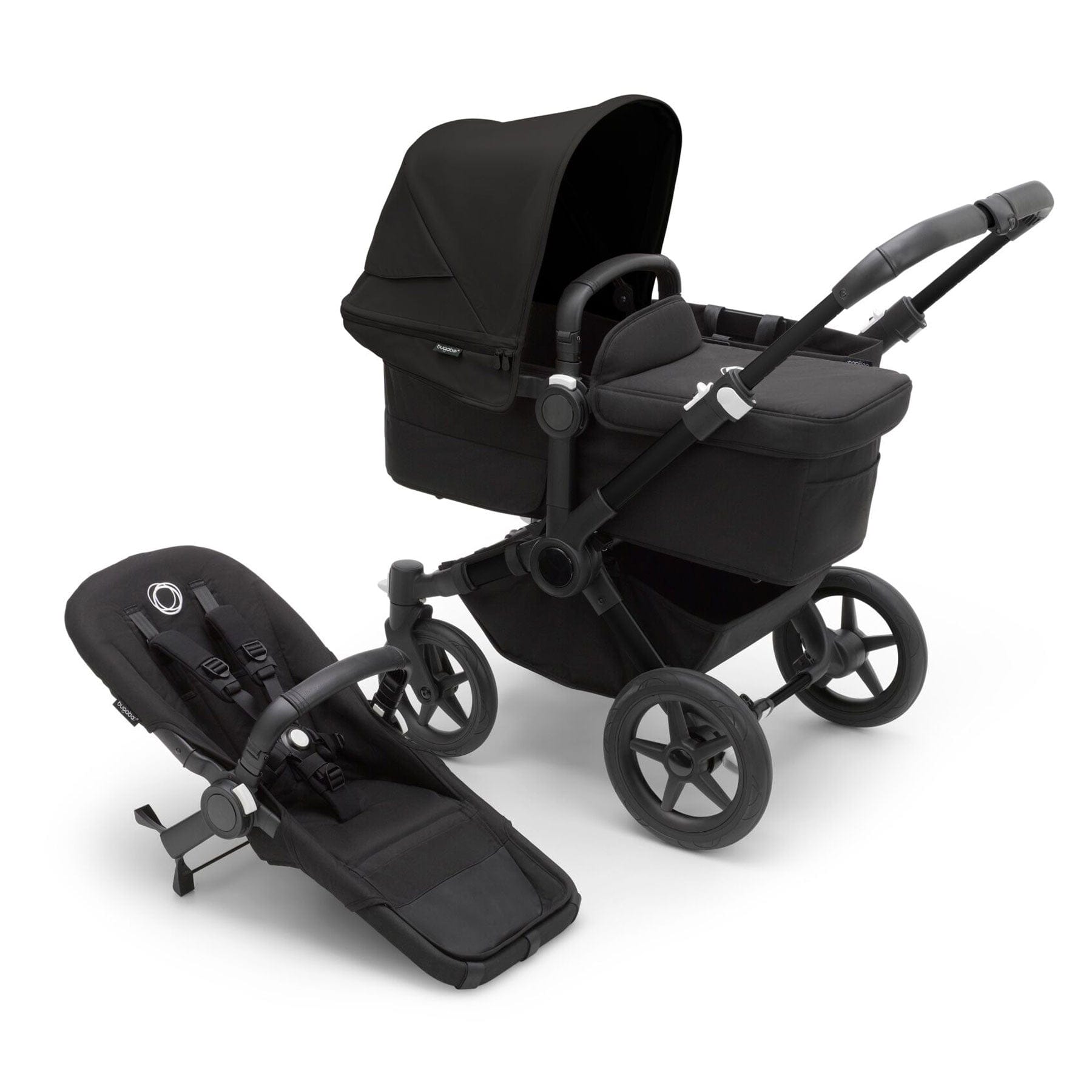 Bugaboo Donkey 5 Mono Complete in Black/Midnight Black Baby Prams 100000006 8717447603443