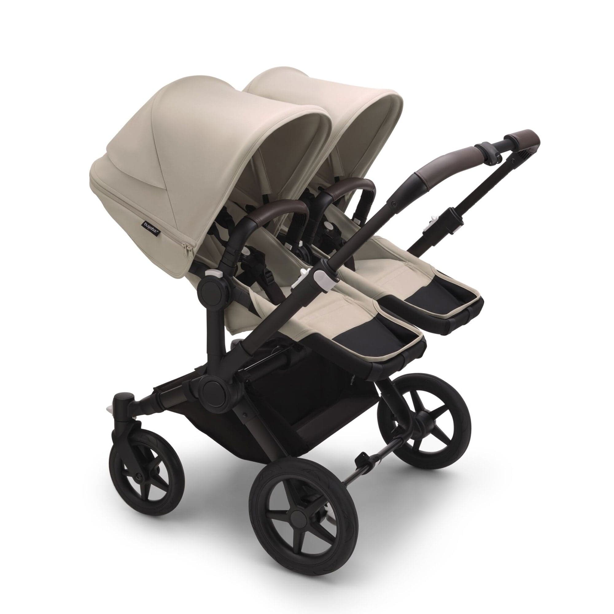 Bugaboo Donkey 5 Twin Complete Pushchair in Black/Desert Taupe Baby Prams 17621-DES-TPE 8717447649526