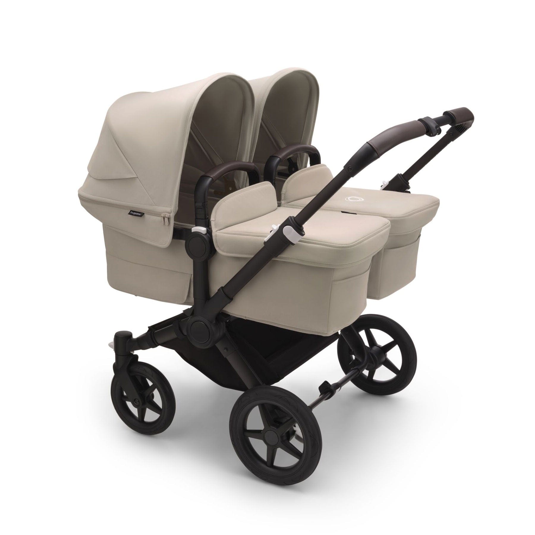 Bugaboo Donkey 5 Twin Complete Pushchair in Black/Desert Taupe Baby Prams 17621-DES-TPE 8717447649526