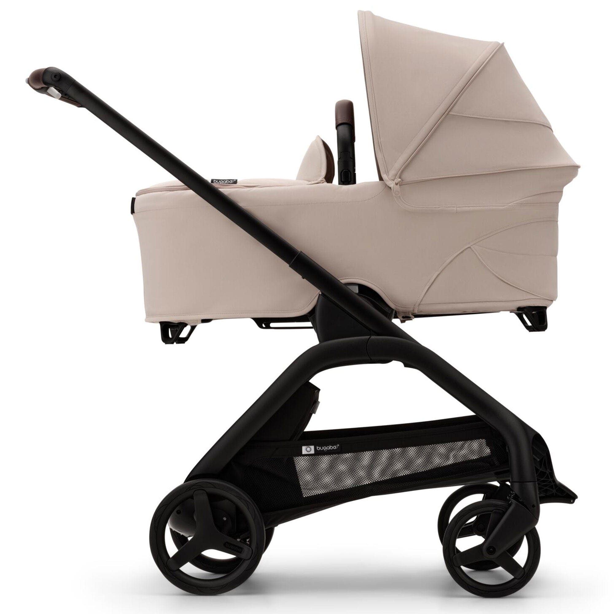 Bugaboo Dragonfly Complete Pram - Black/Desert Taupe Baby Prams 13803-BLK-DES-TAU 8717447353980