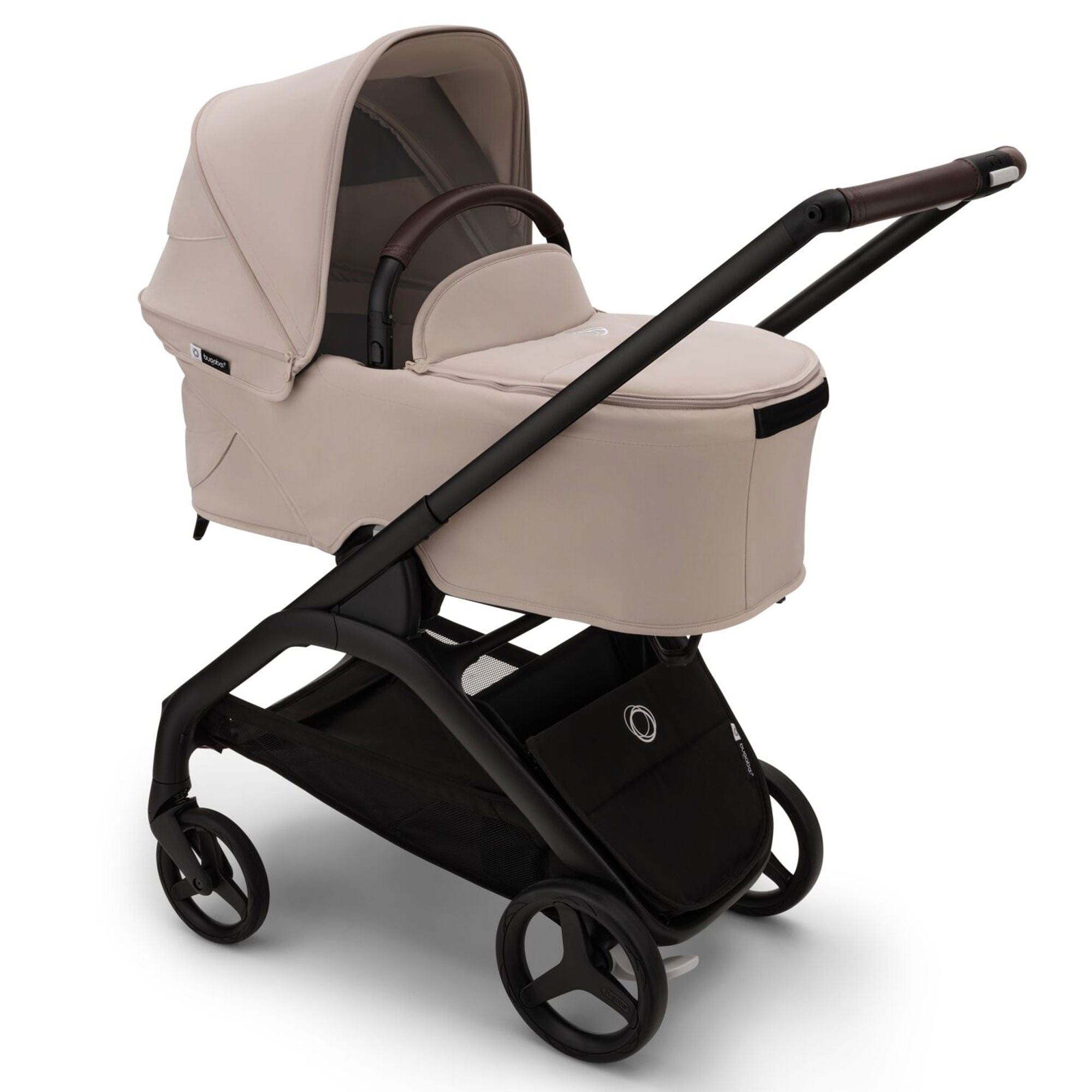 Bugaboo Dragonfly Complete Pram - Black/Desert Taupe Baby Prams 13803-BLK-DES-TAU 8717447353980