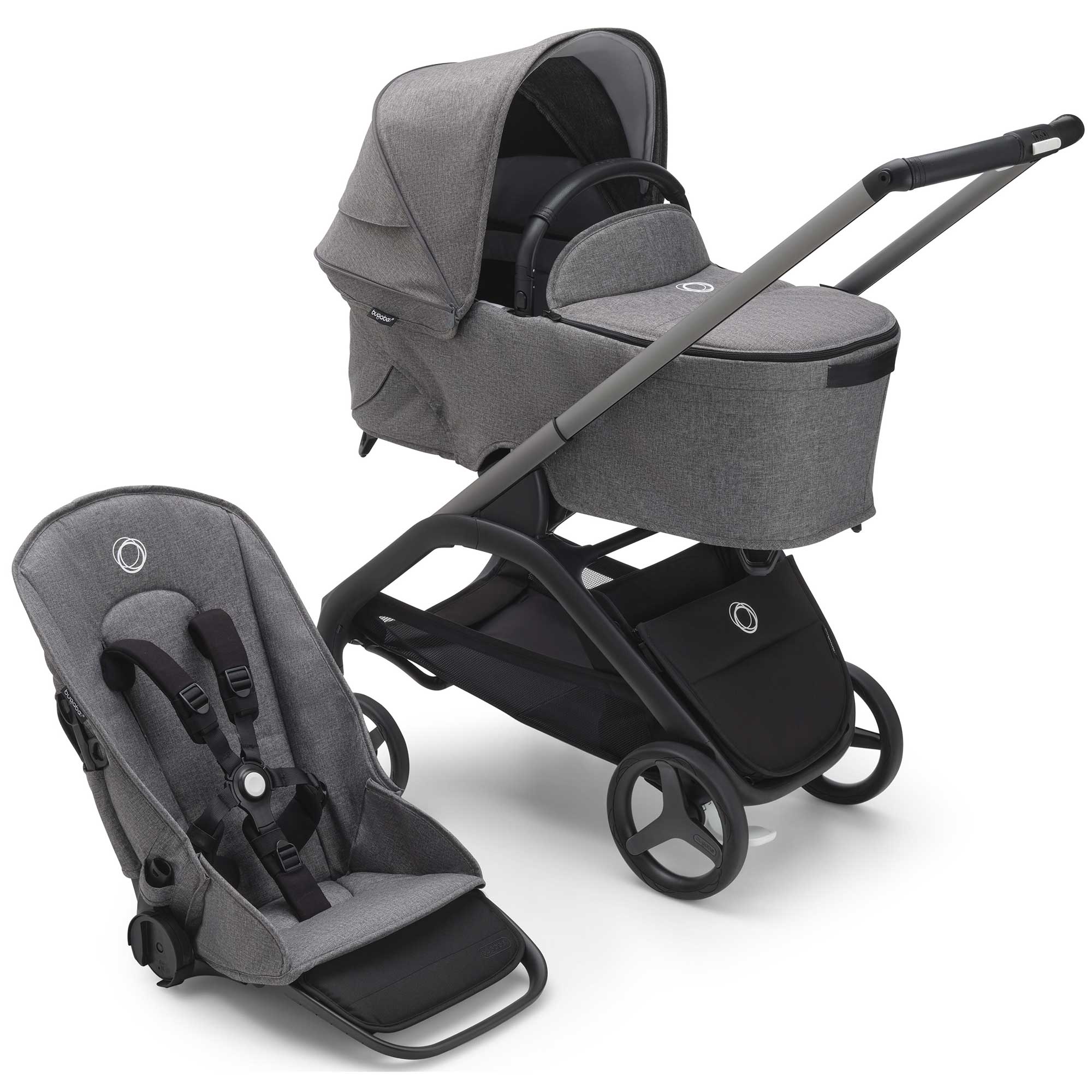 Grey baby pram online