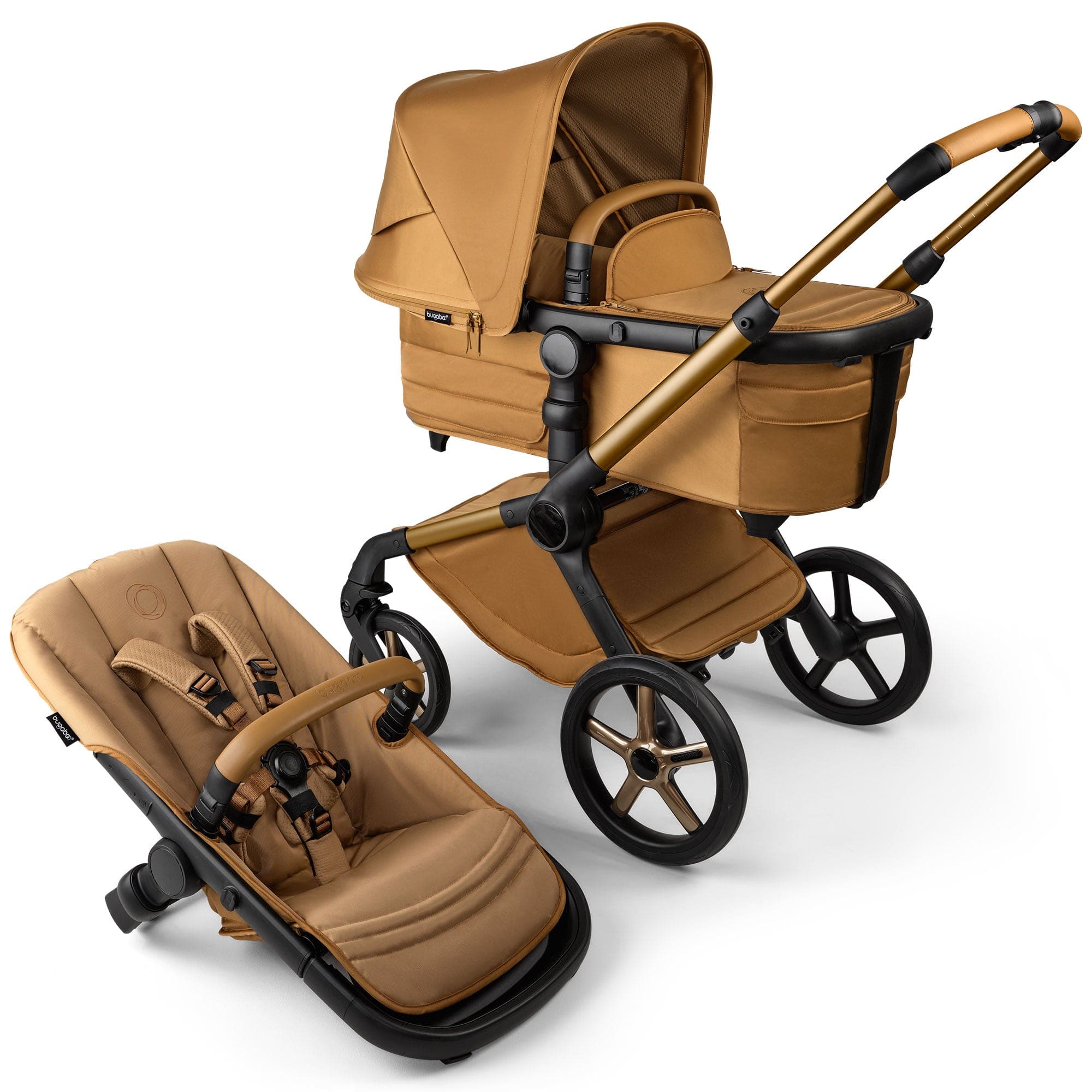 Bugaboo Fox 5 Noir Limited Edition in Amber Glow Baby Prams 100051093 8717447549130