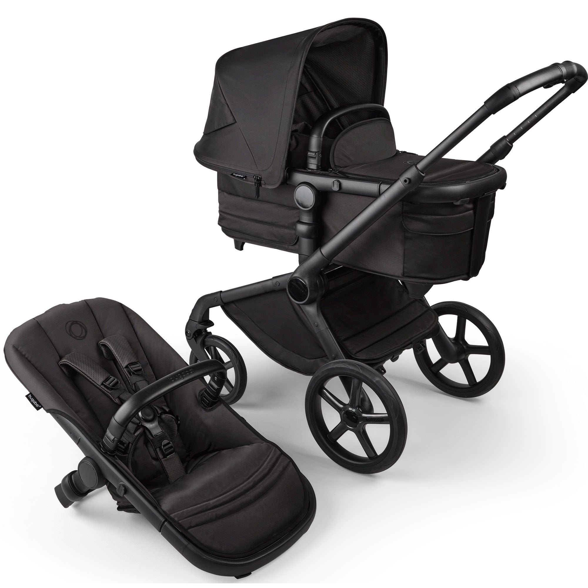 Bugaboo Fox 5 Noir Limited Edition in Black Moonlight Baby Prams 100051092 8717447522461