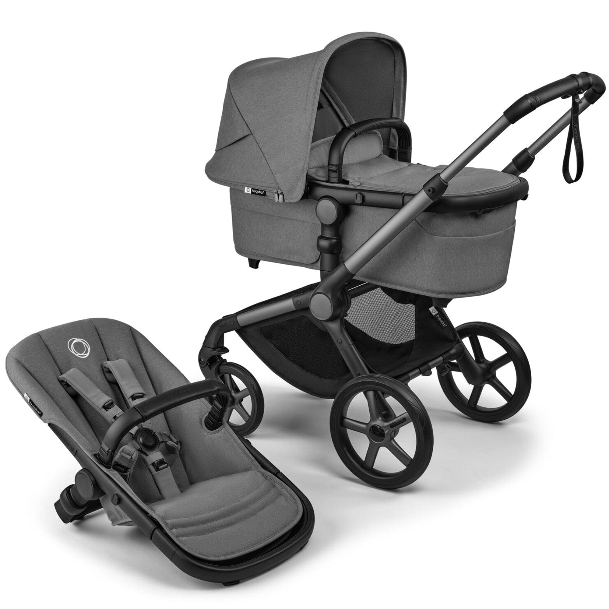 Bugaboo Fox 5 Renew in Moon Grey Baby Prams 100051132 8717447391630