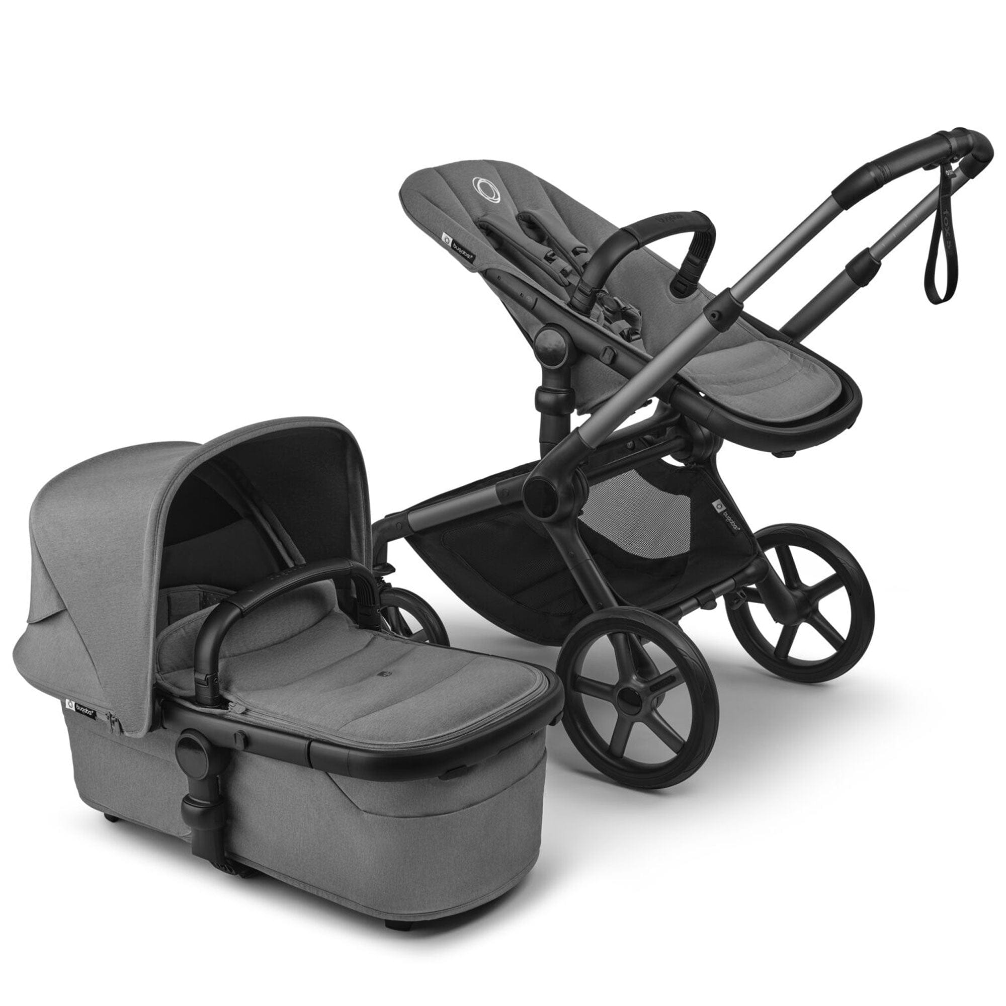 Bugaboo Fox 5 Renew in Moon Grey Baby Prams 100051132 8717447391630