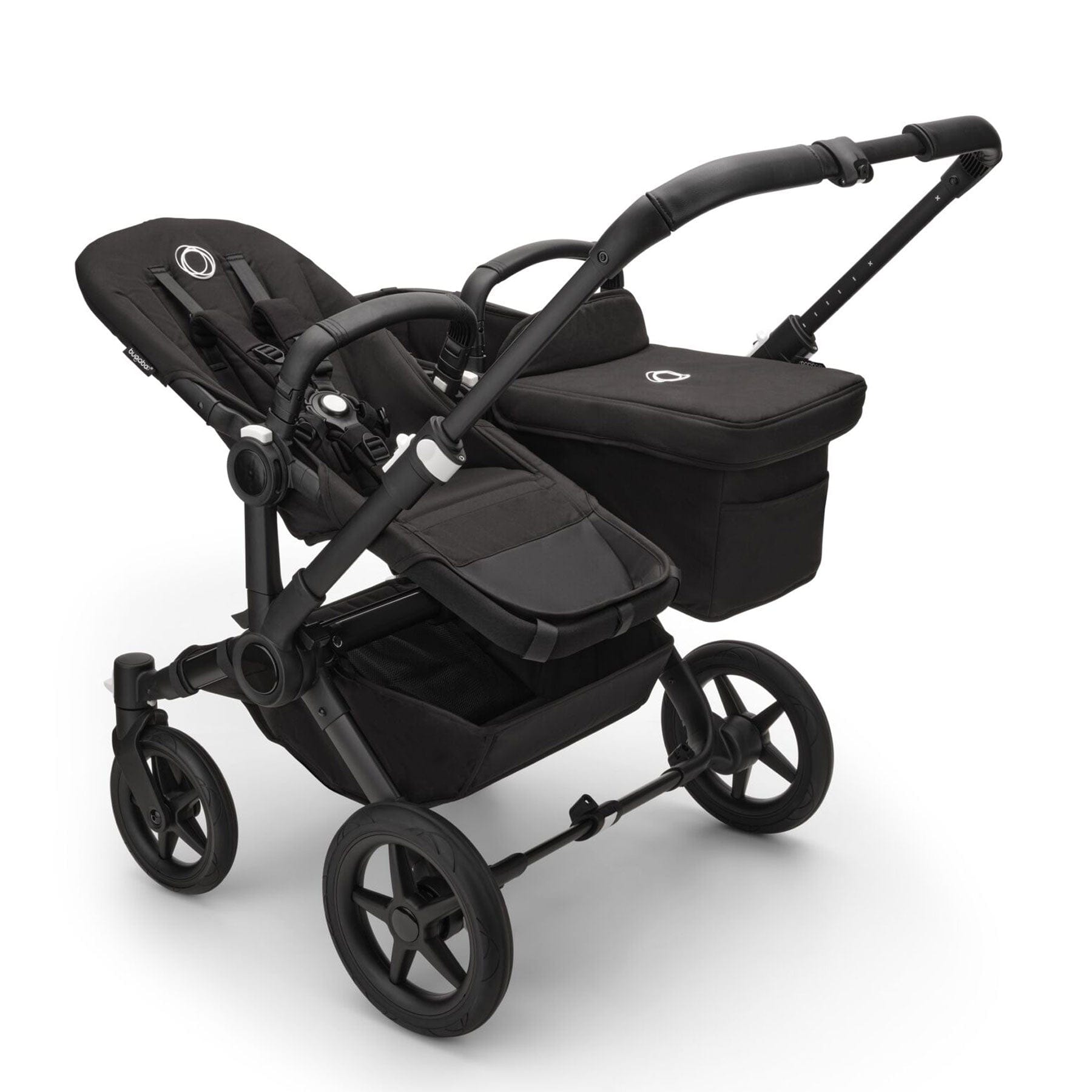 Bugaboo Donkey 5 Duo Complete Cloud T Travel System in Midnight Black Travel Systems 17676-MID-BLK 8717447355823