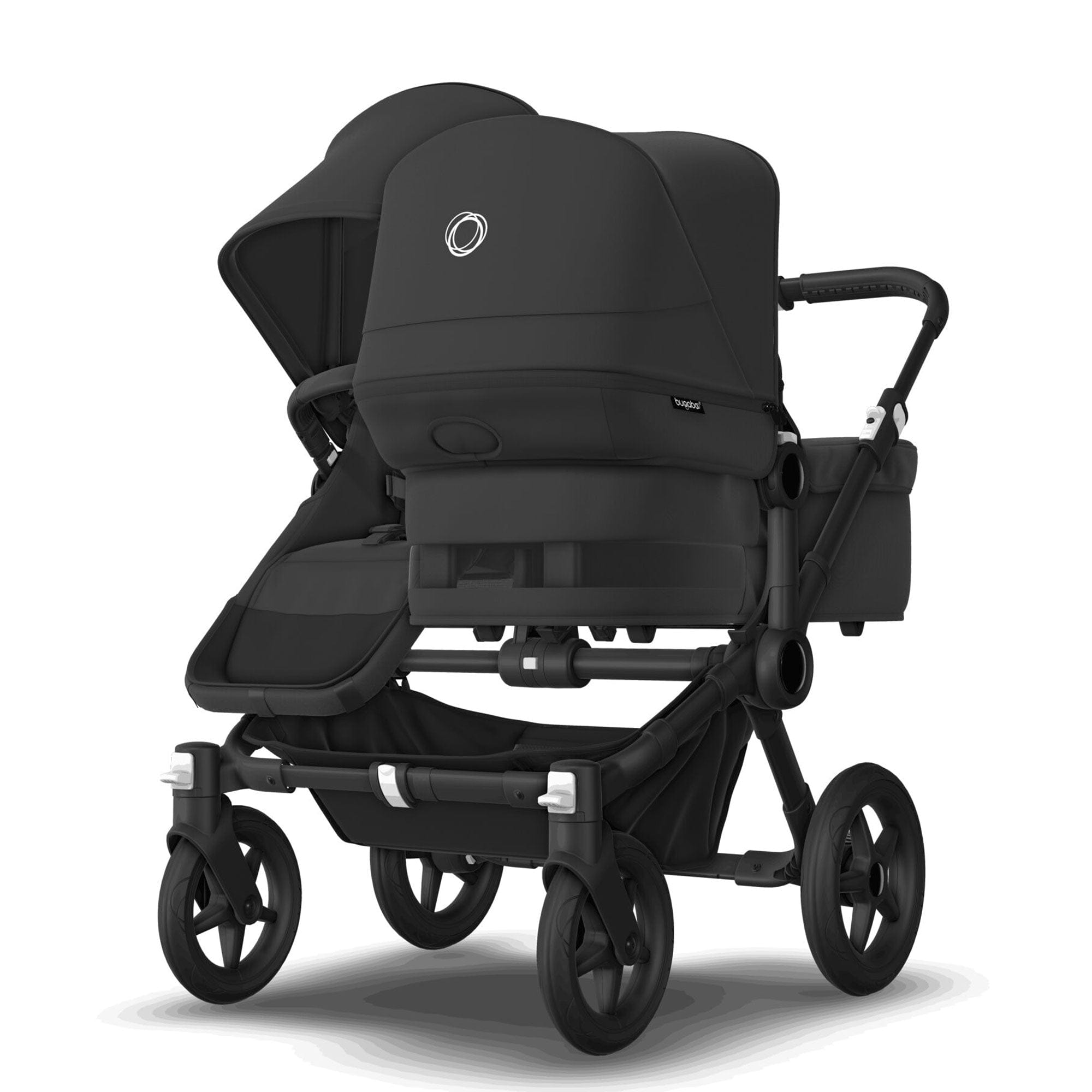 Bugaboo Donkey 5 Duo Complete Cloud T Travel System in Midnight Black Travel Systems 17676-MID-BLK 8717447355823