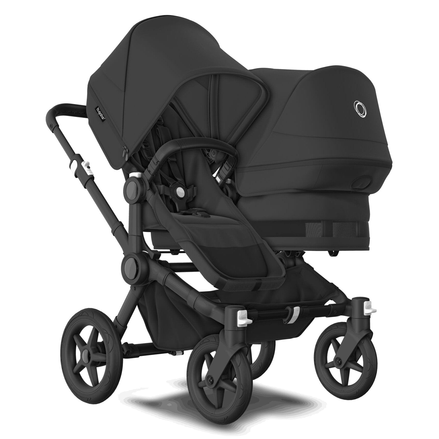 Bugaboo Donkey 5 Duo Complete Cloud T Travel System in Midnight Black Travel Systems 17676-MID-BLK 8717447355823