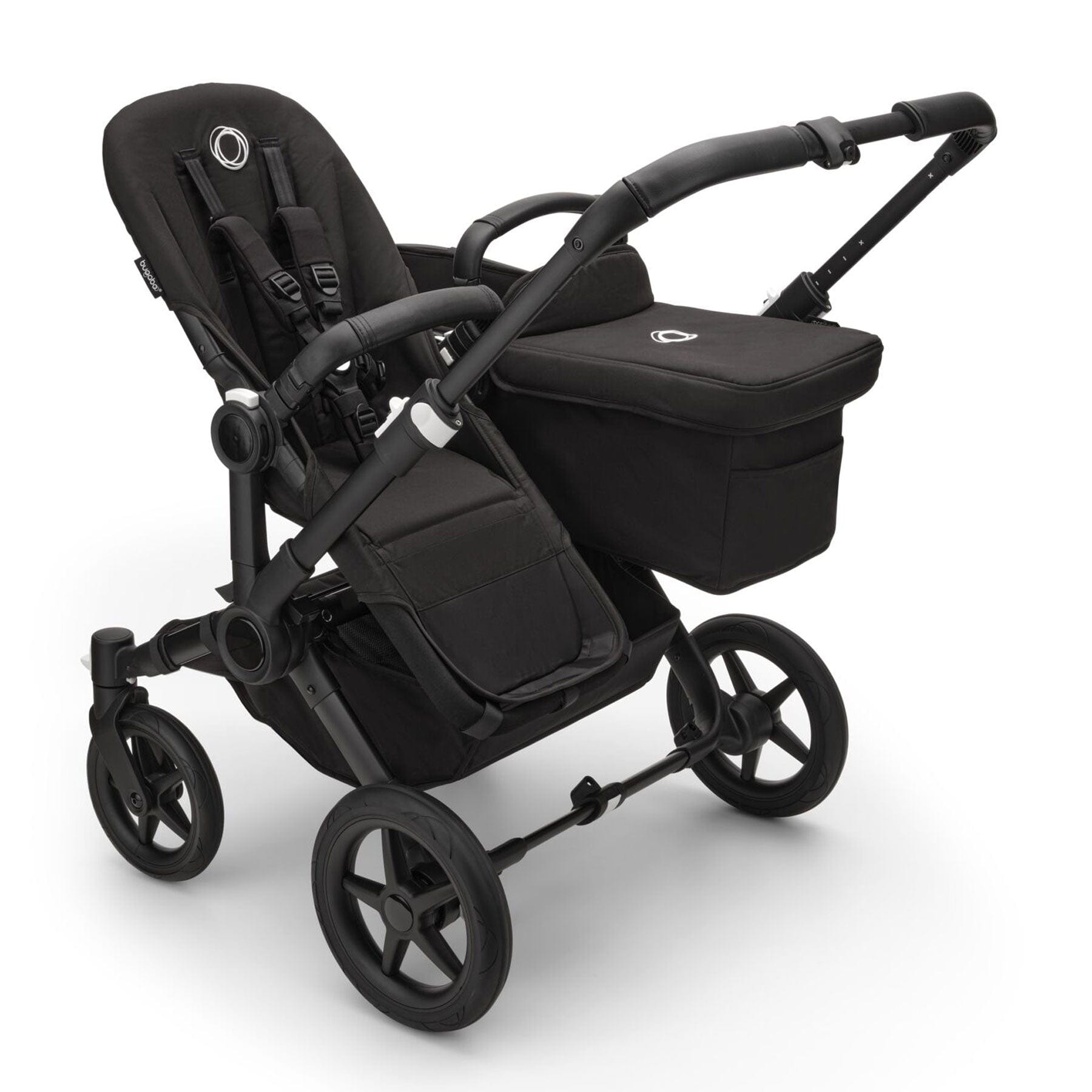 Bugaboo Donkey 5 Duo Complete Turtle Travel System in Midnight Black Travel Systems 17672-MID-BLK 8717447355823